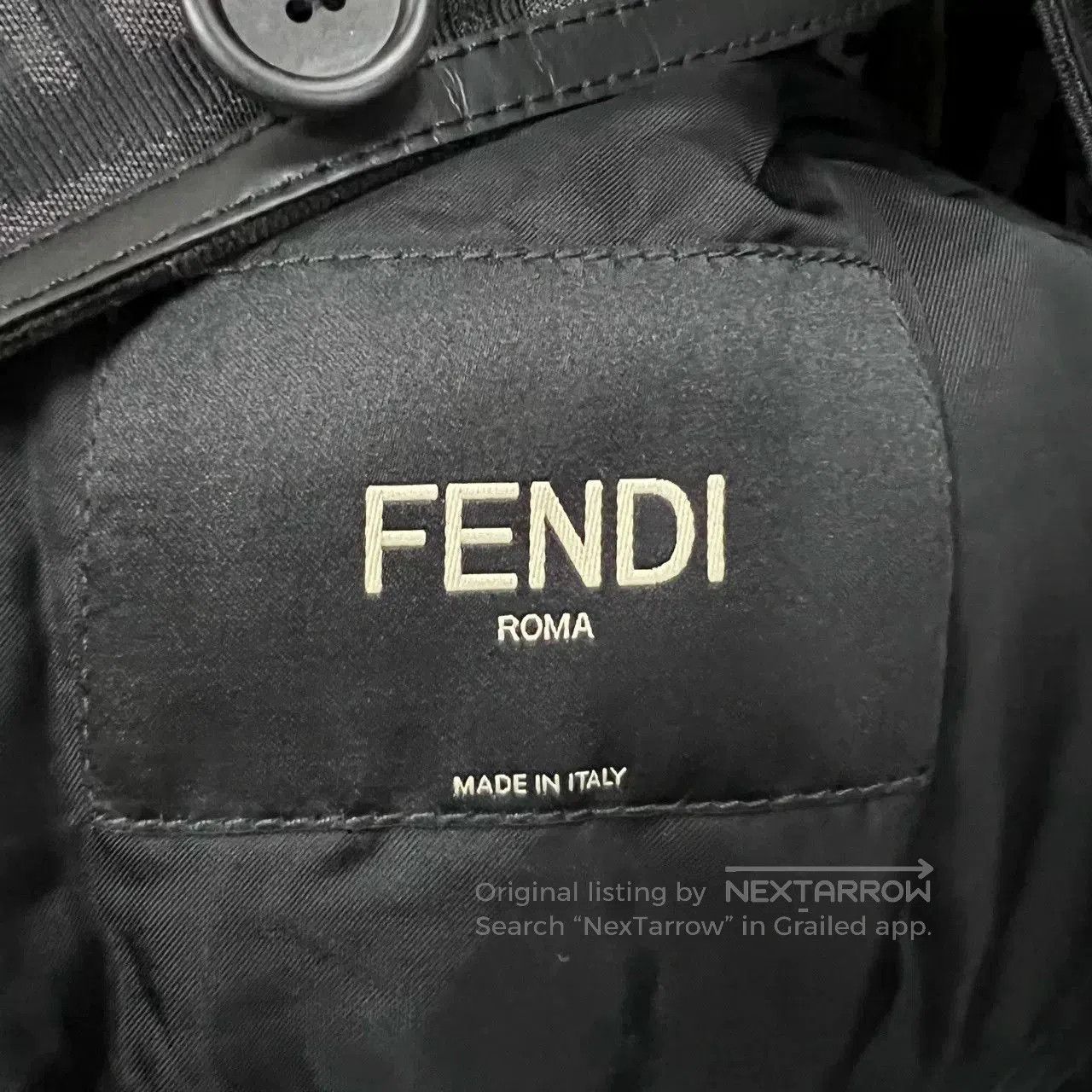 Fendi FENDI FF Monogram Stand Collar Jacket. Size US L / EU 52-54 / 3 - 5 Thumbnail