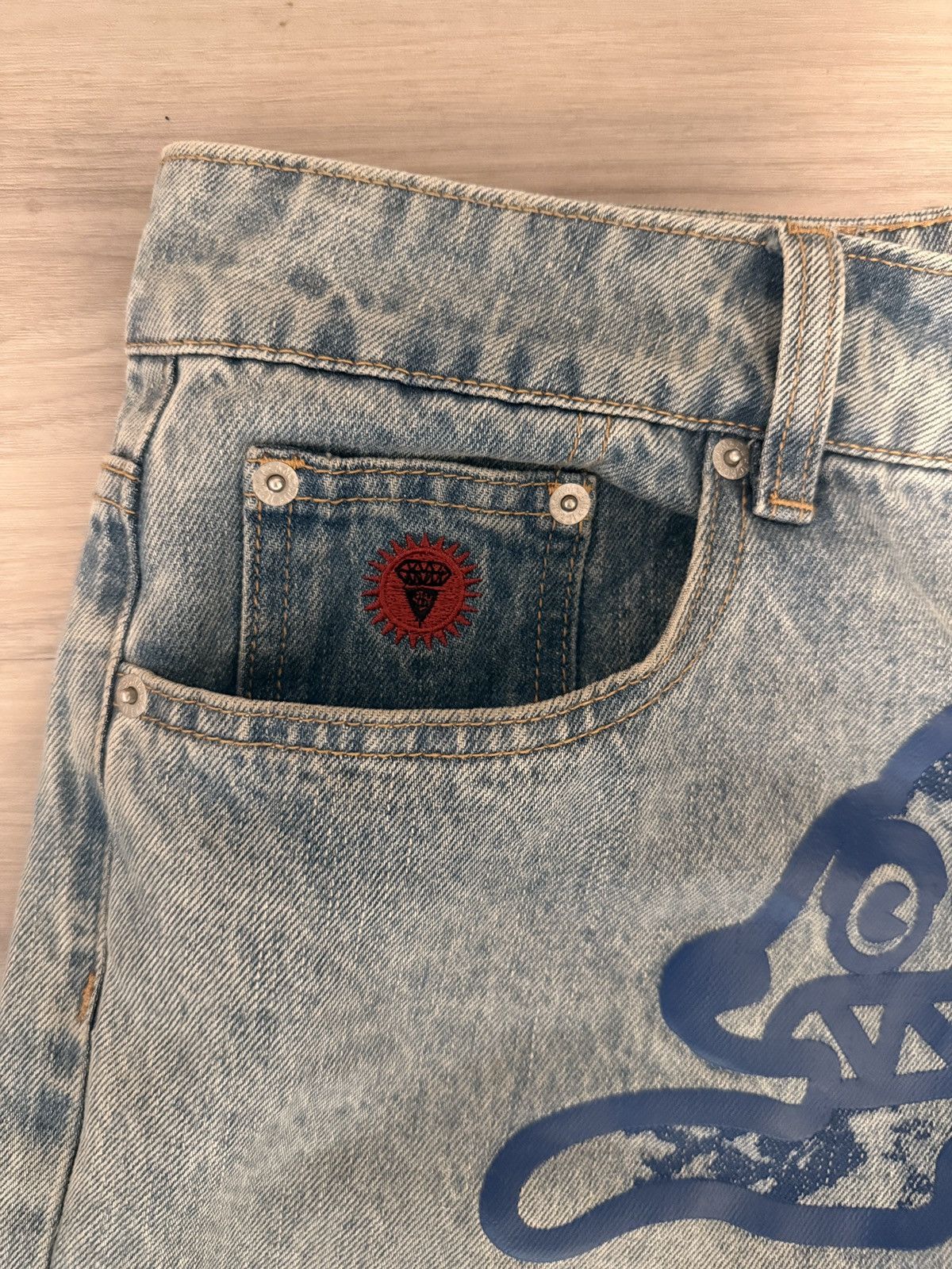 Icecream ICECREAM Snake Print Denim Jeans Size US 34 / EU 50 - 3 Thumbnail