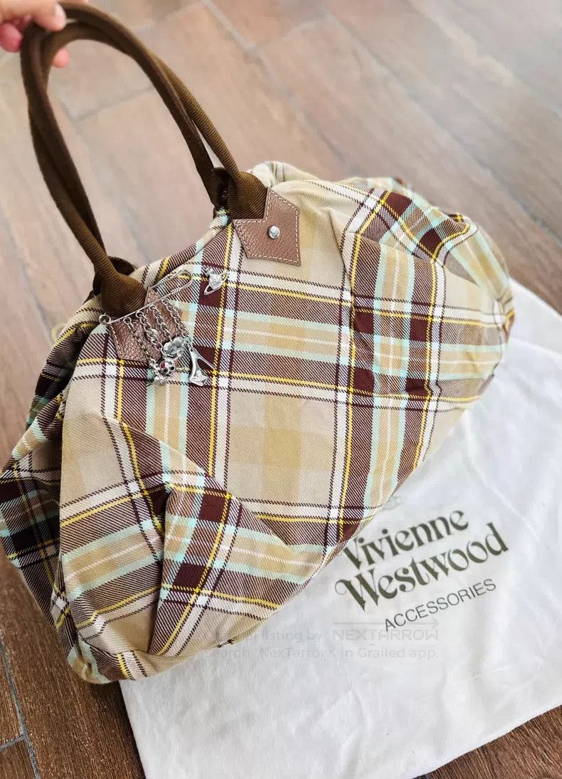 Vivienne Westwood Vivienne Westwood size os Classic Plaid Tote Bag Size ONE SIZE - 2 Thumbnail