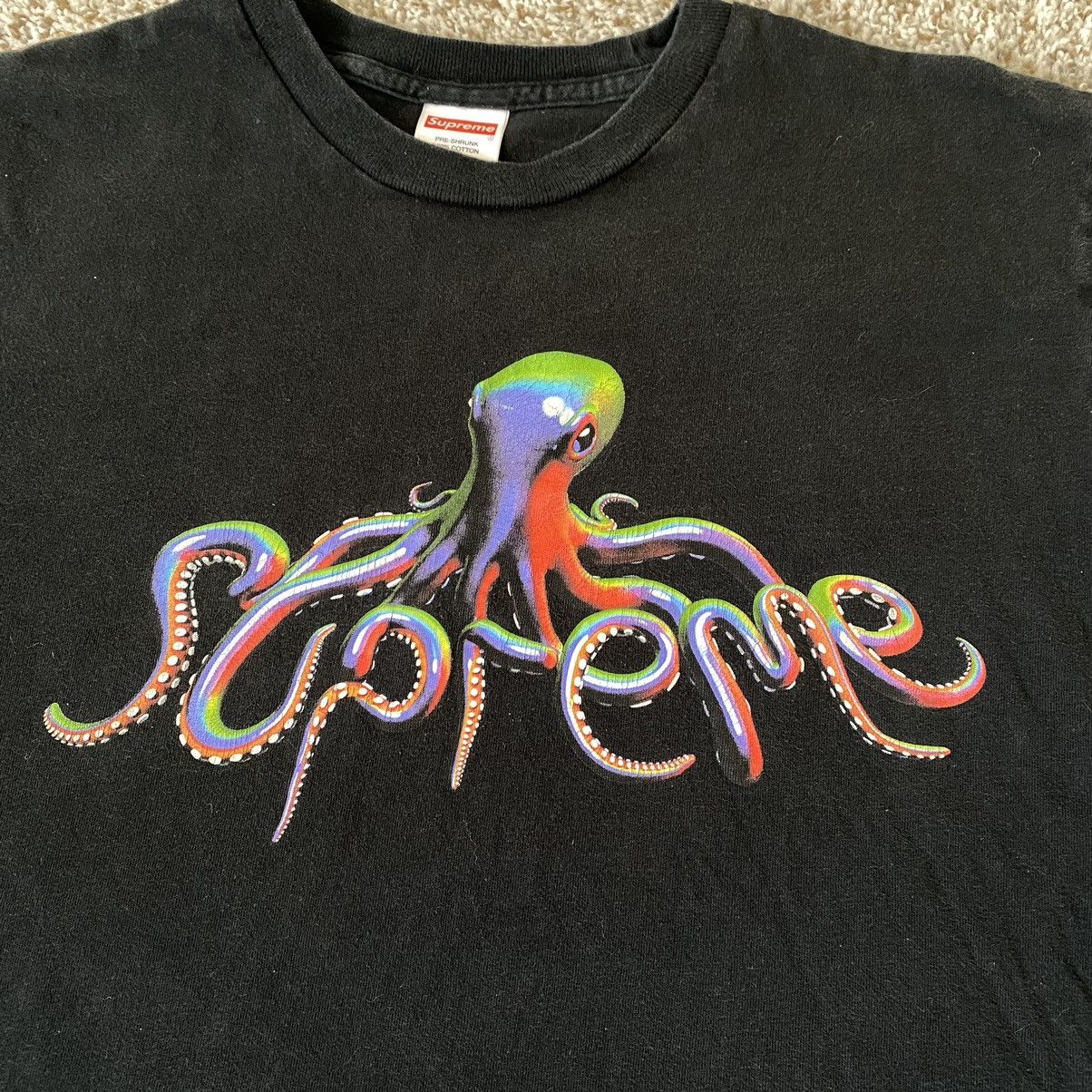 Supreme Supreme Octopus Tee Black Size US M / EU 48-50 / 2 - 2 Thumbnail