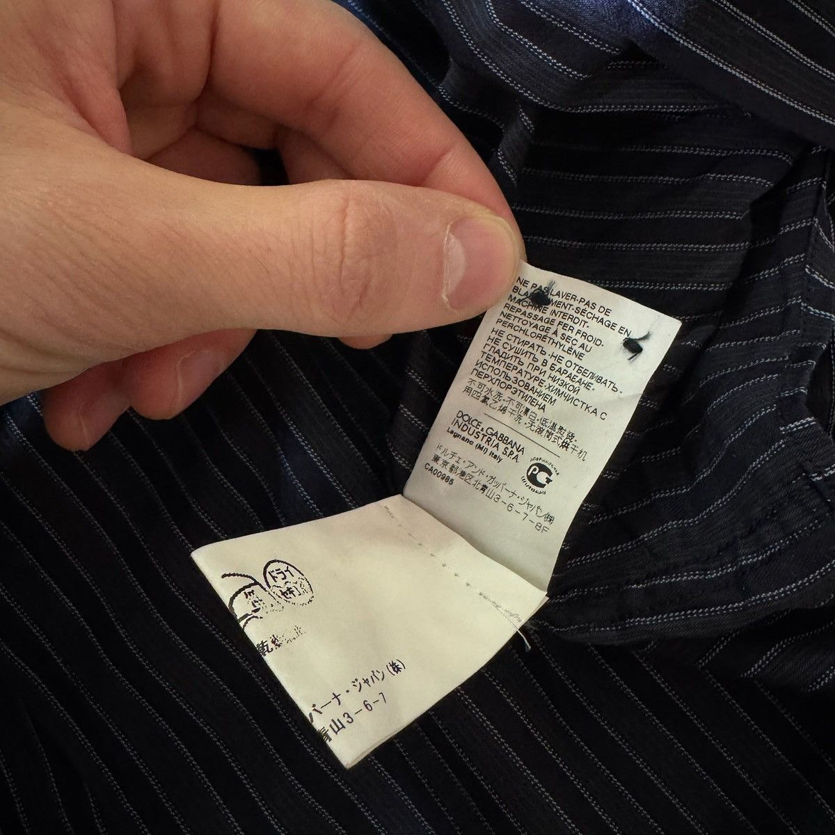 Dolce & Gabbana Dolce & Gabbana Striped Shirt Size US S / EU 44-46 / 1 - 6 Thumbnail