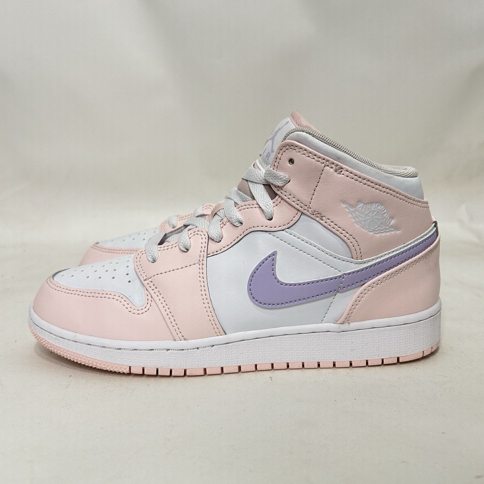 Nike Nike Air Jordan 1 Mid Retro GS “Pink Wash Violet Frost” Size US 8.5 / IT 38.5 - 6 Thumbnail