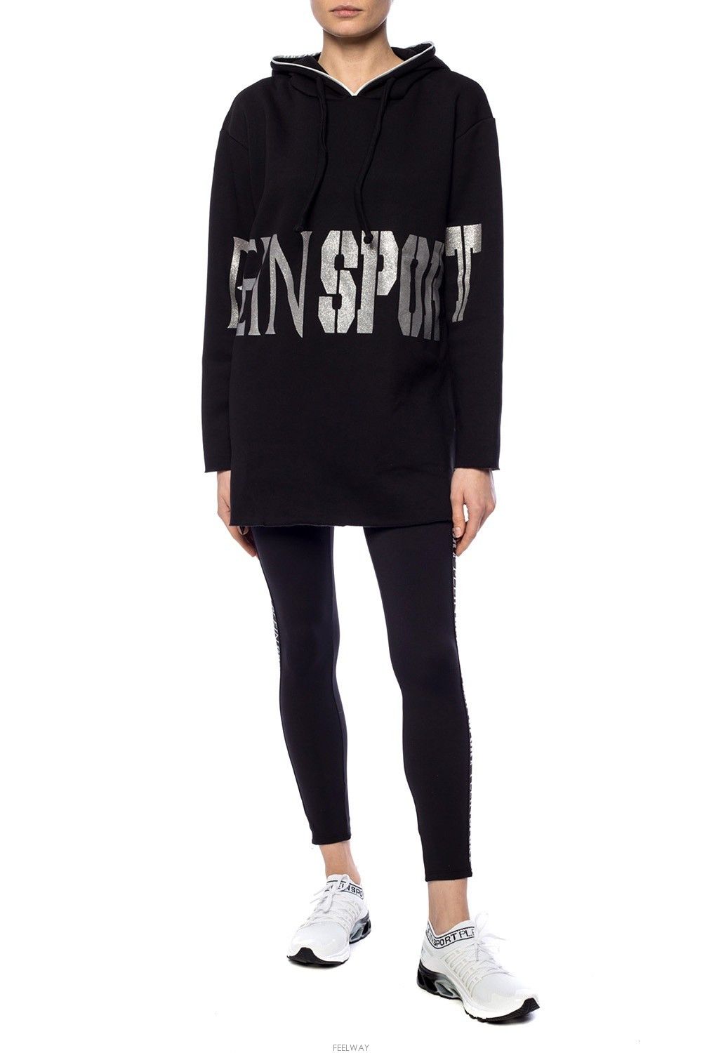 Philipp Plein **PLEIN SPORT by PHILIPP PLEIN Over-size Hoodie (Brand New) Size S / US 4 / IT 40 - 9 Thumbnail