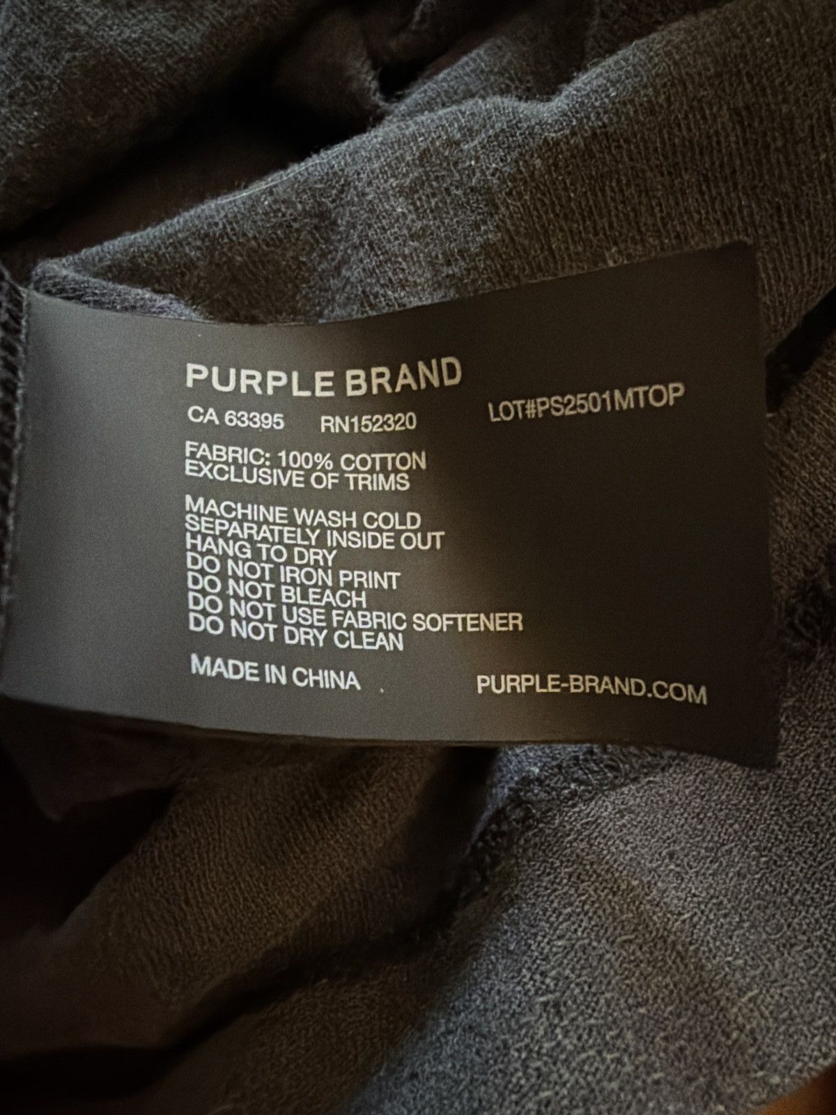 Purple Brand purple brand tee Size US M / EU 48-50 / 2 - 4 Thumbnail