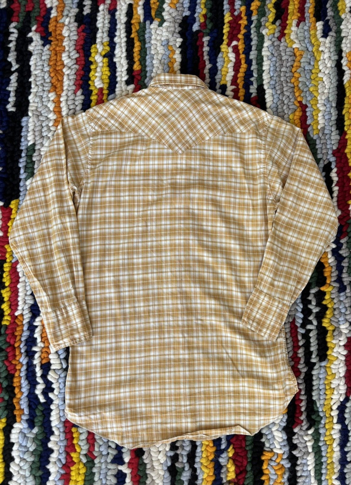 Levi's Vintage Clothing 1960s H Bar C Ranchwear Western Pear-Snap Shirt Yellow Size US M / EU 48-50 / 2 - 5 Thumbnail