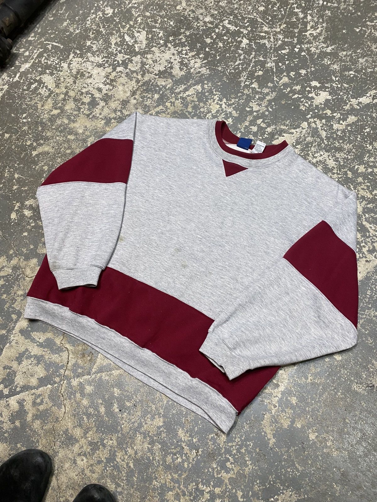 Vintage Vintage First Run Blank Stripe Pullover Crewneck Sweatshirt Size US XL / EU 56 / 4 - 2 Thumbnail