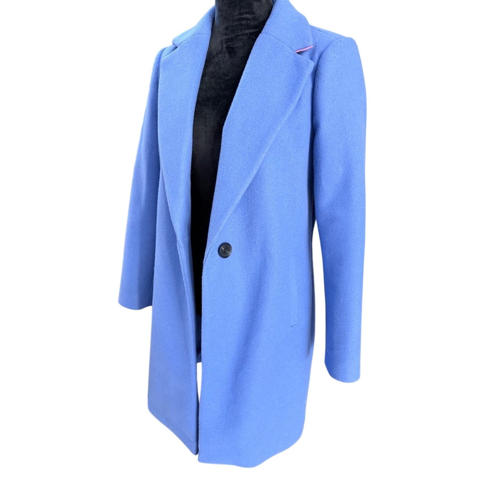 Other New Wool Cashmere Blue with Pink Trim Coat size M Size M / US 6-8 / IT 42-44 - 7 Thumbnail