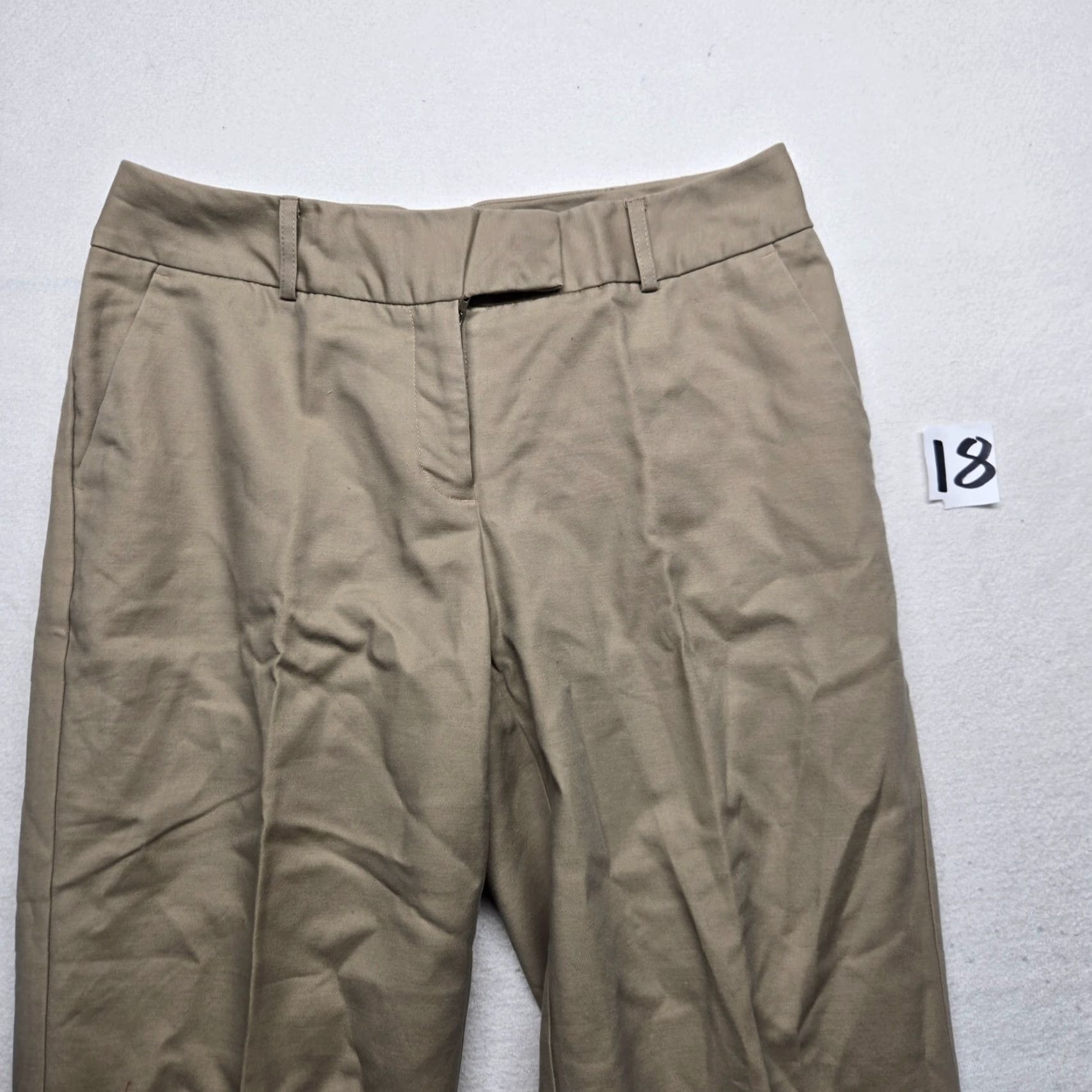 Worthington Worthington Modern Pants Tan Beige Womens Size 4 Dress Slacks Everyday Pockets Regular Front Flat Front Size 27" / US 4 / IT 40 - 2 Thumbnail