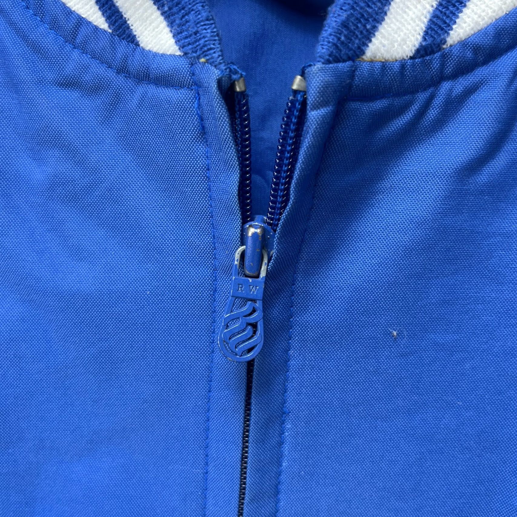 Rocawear VINTAGE Rocawear Varsity Jacket Zip Up L Large 90s Blue Nylon Men Size US L / EU 52-54 / 3 - 7 Thumbnail