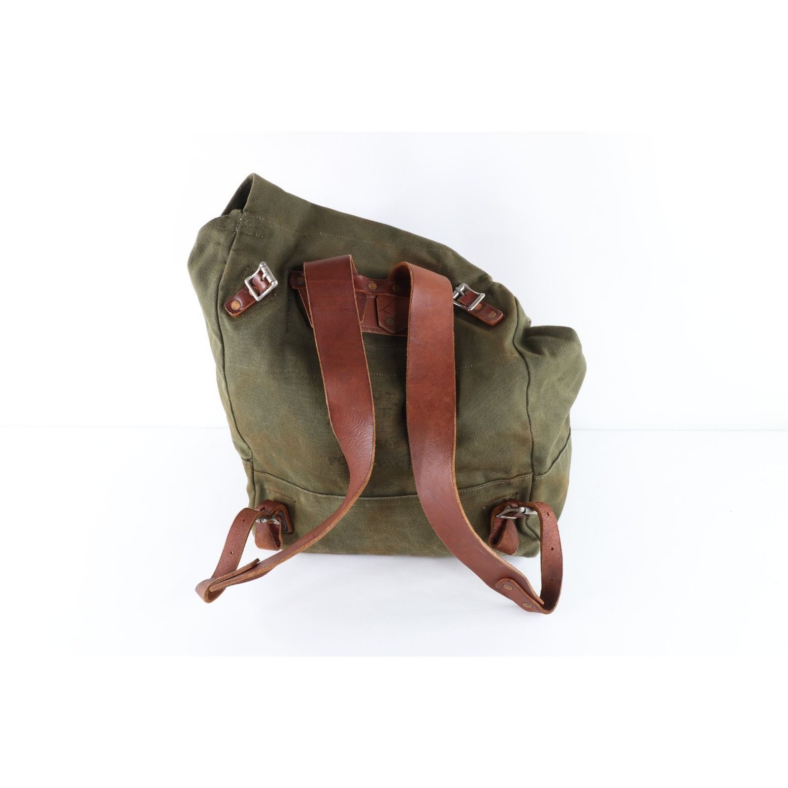 Duluth Pack Vintage Duluth Pack Canvas Leather Safford Food Pack Bag Size ONE SIZE - 7 Thumbnail