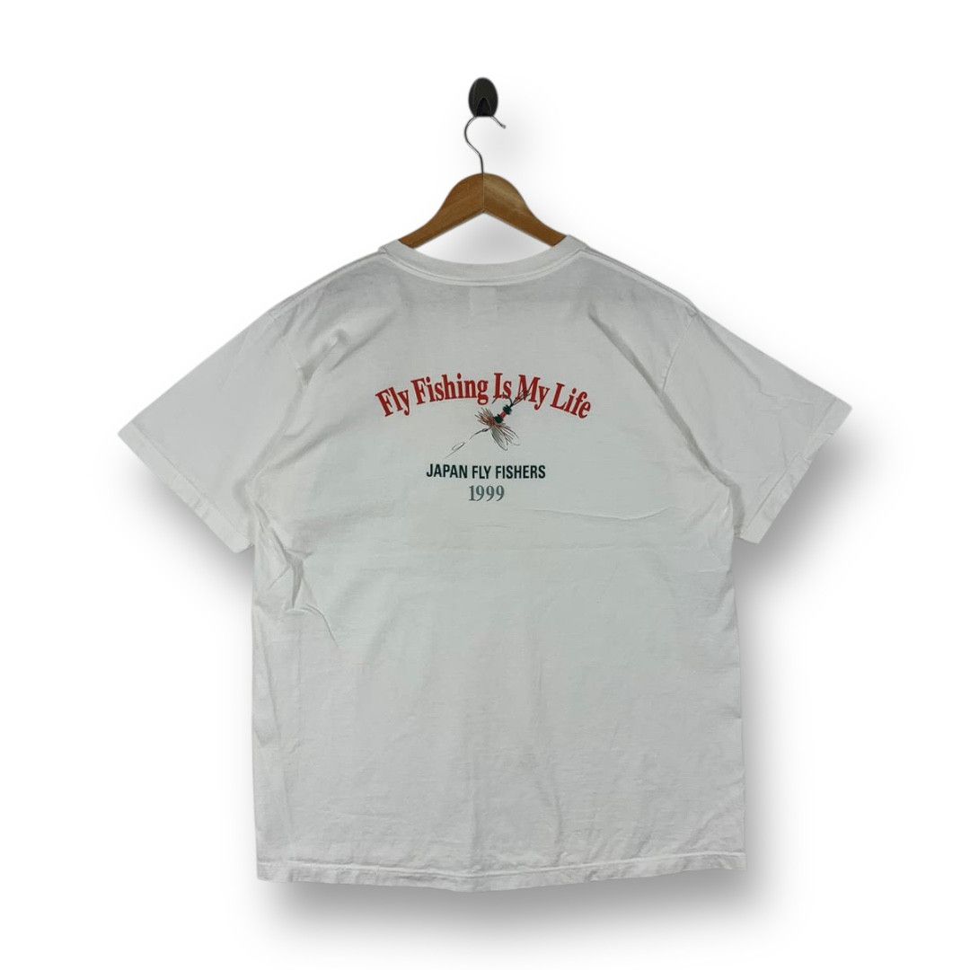 Patagonia Vintage PATAGONIA JAPAN fly fishers beneficial printed tee Size US M / EU 48-50 / 2 - 1 Thumbnail