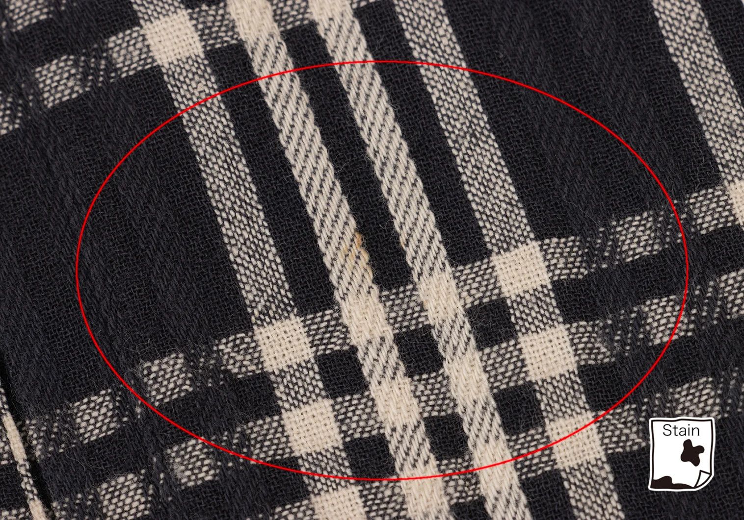 Issey Miyake Cotton Check Band Collared Shirt in Black Cream, M Size US M / EU 48-50 / 2 - 3 Thumbnail