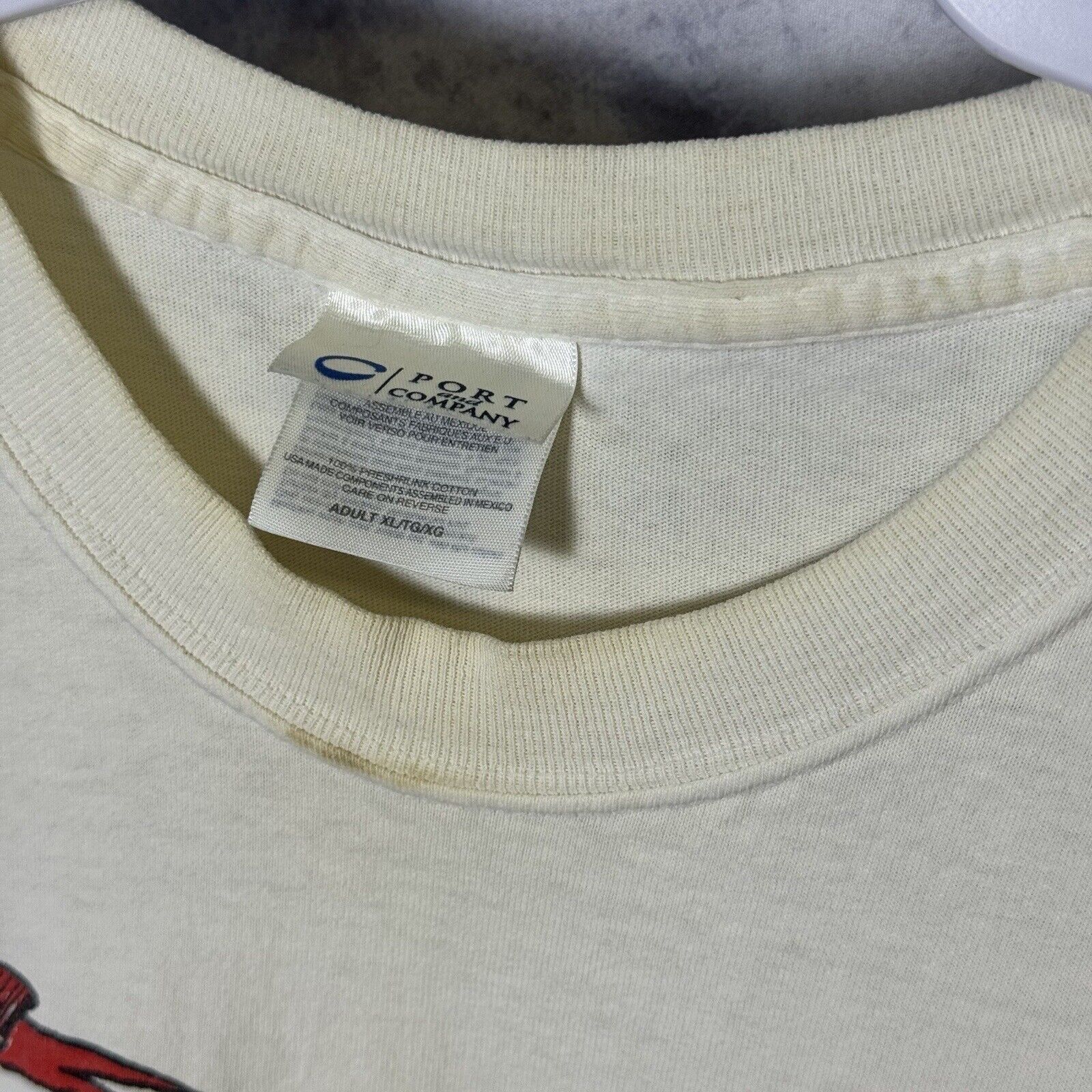 Vintage Vintage Mans Garage T Shirt Mens XL White Short Sleeve 90s Size US XL / EU 56 / 4 - 4 Thumbnail
