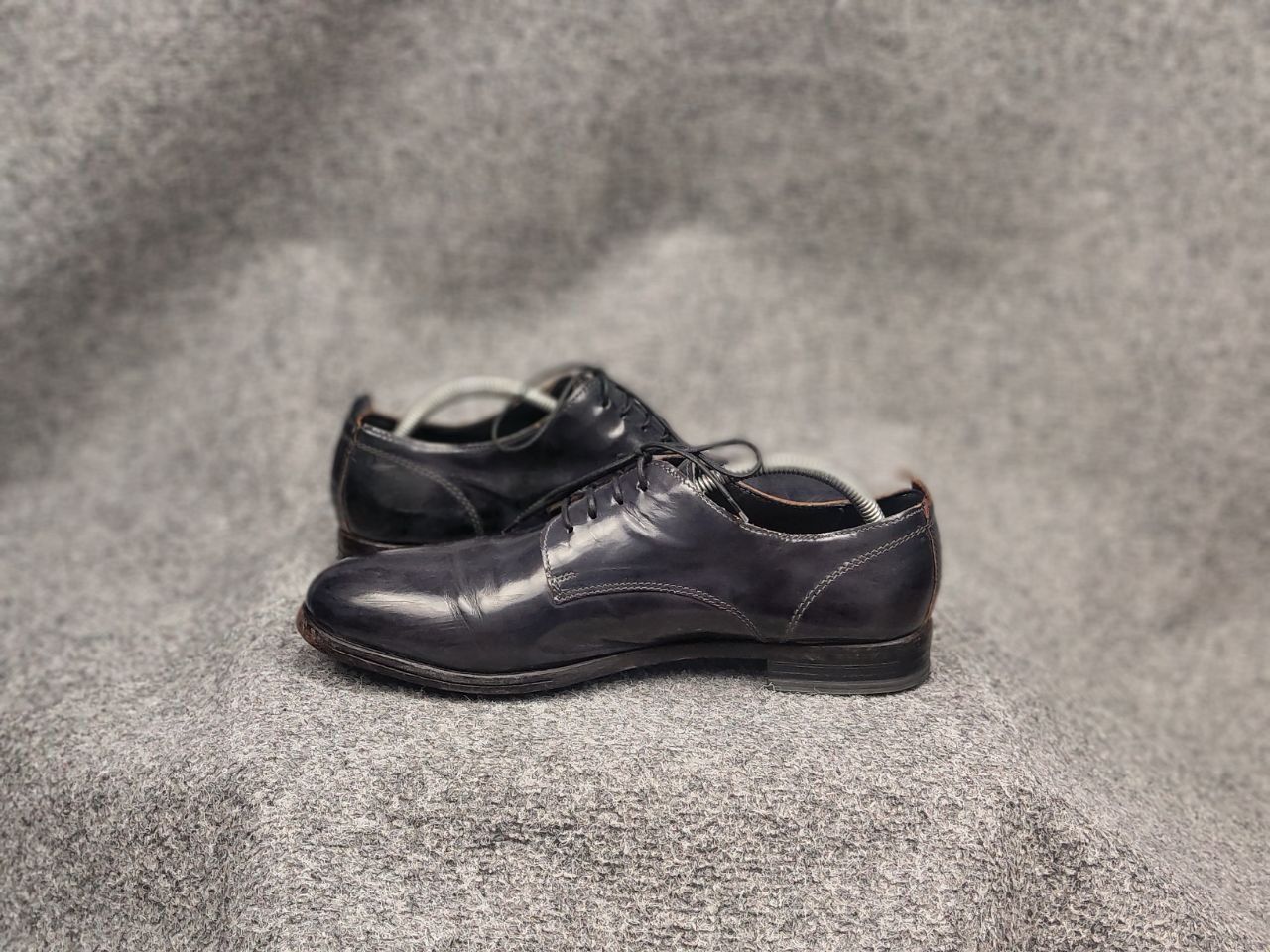MoMA Moma Design Patent leather Navy lace-up avant garde Shoes Size US 8 / EU 41 - 13 Thumbnail
