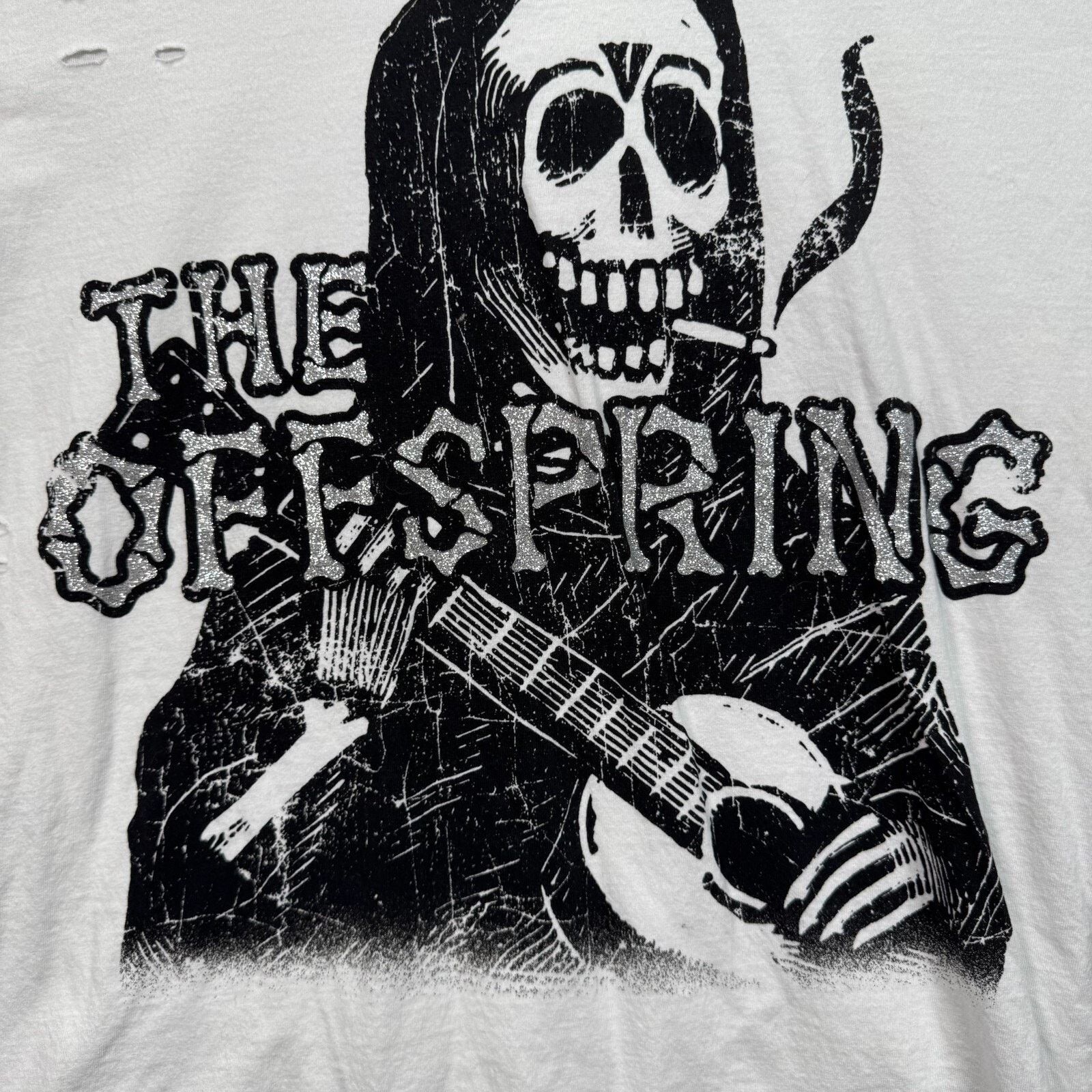 Round Two The Offspring T Shirt Ixany The Hombre Skeleton Stars Tee M Size US M / EU 48-50 / 2 - 4 Thumbnail
