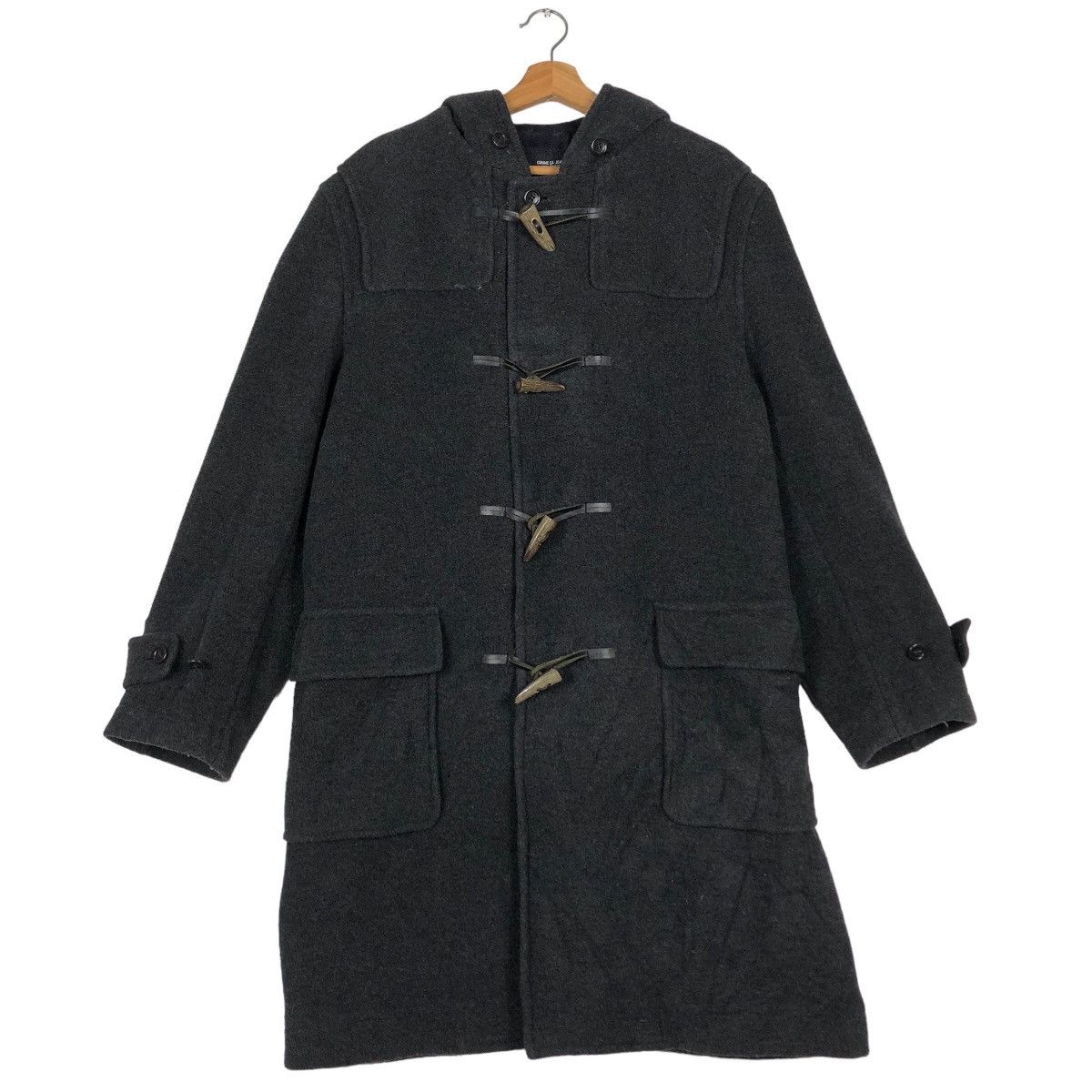 Japanese Brand 🔥90’s Long Jacket Wool Comme Ca Ism Japan Issey Miyake Size US M / EU 48-50 / 2 - 1 Thumbnail