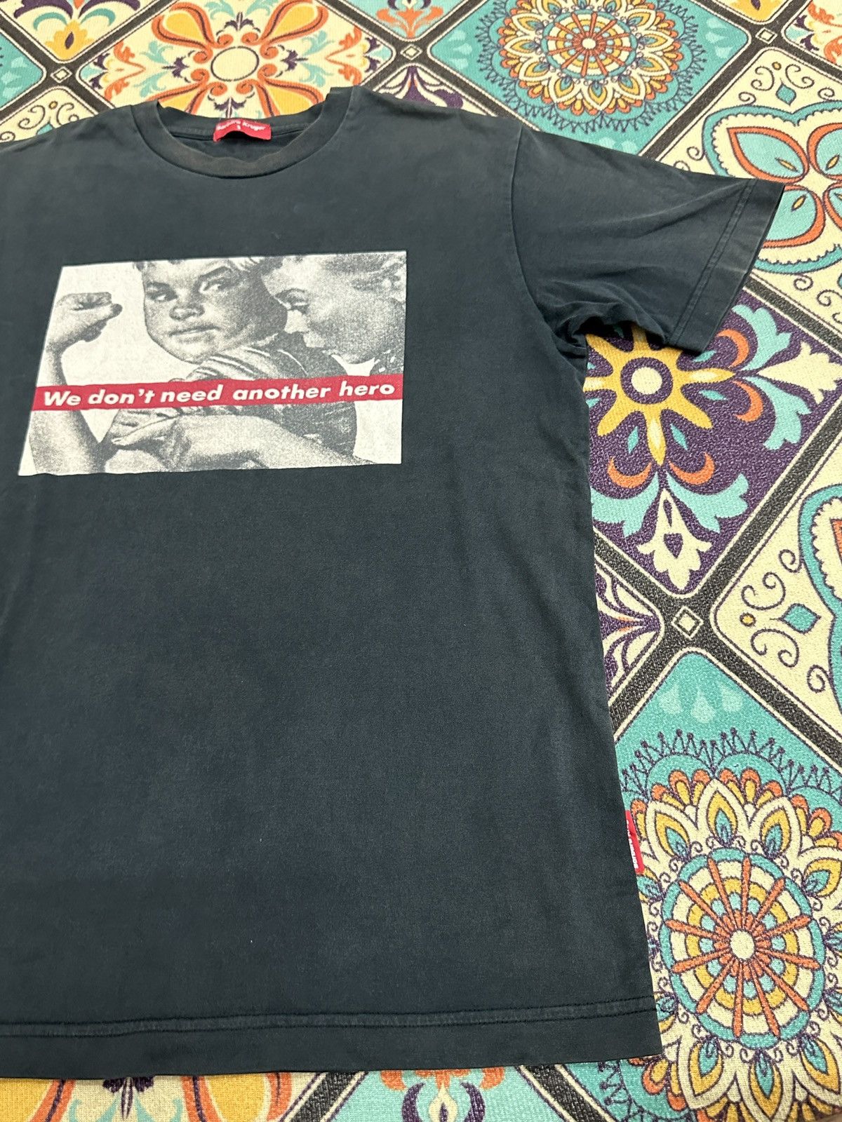 Barbara Kruger Vintage Barbara Kruger “We Don’t Need Another Hero” Tshirt Size US S / EU 44-46 / 1 - 5 Thumbnail