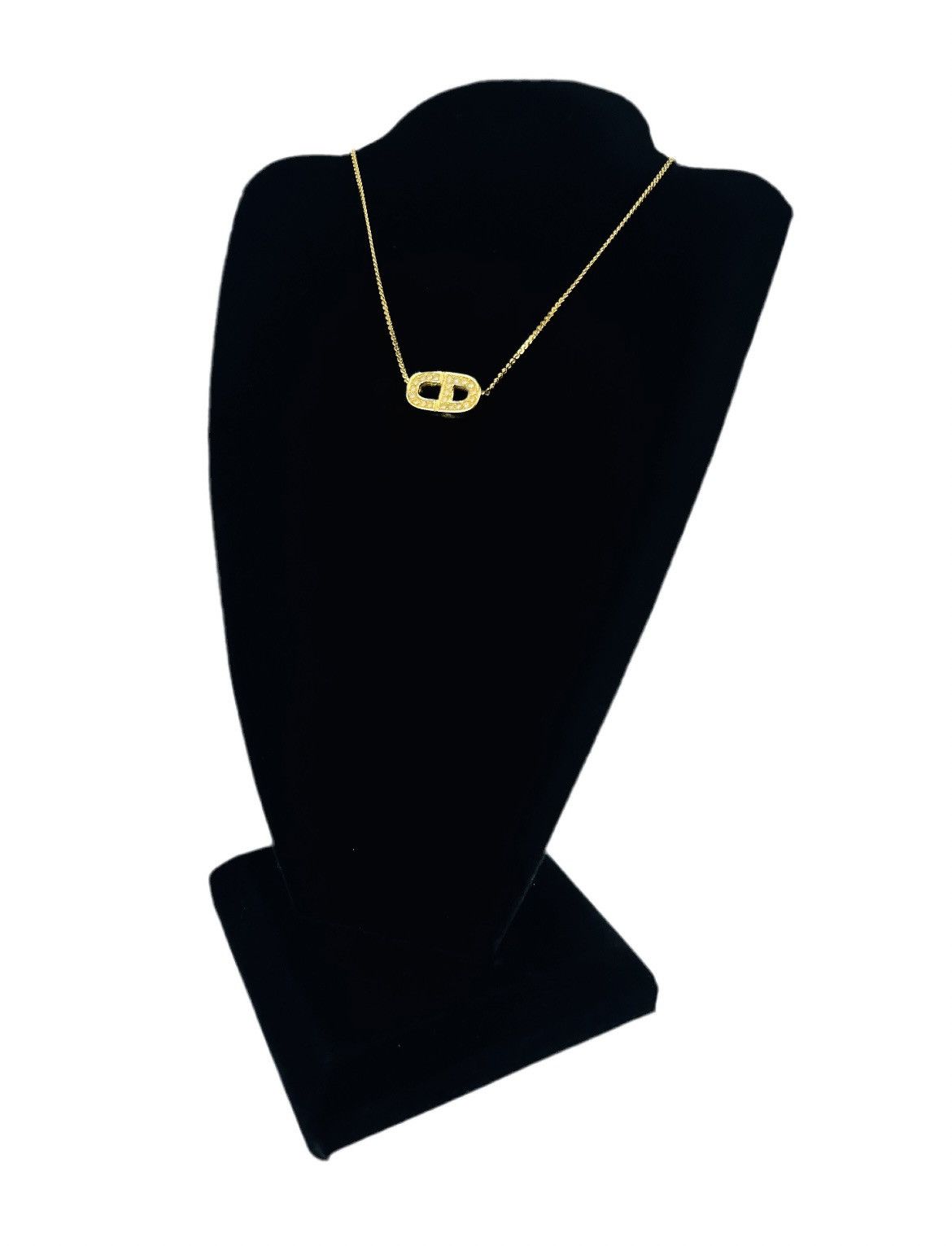 Dior Dior Encrusted CD Necklace Size ONE SIZE - 1 Thumbnail