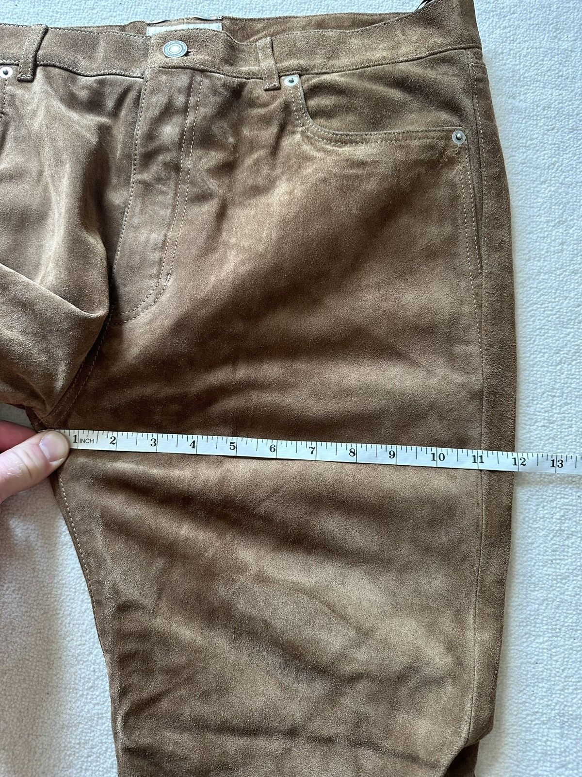 Saint Laurent Paris SS20 $3k+ 🤑 Saint Laurent suede leather pants trousers Size US 36 / EU 52 - 9 Thumbnail