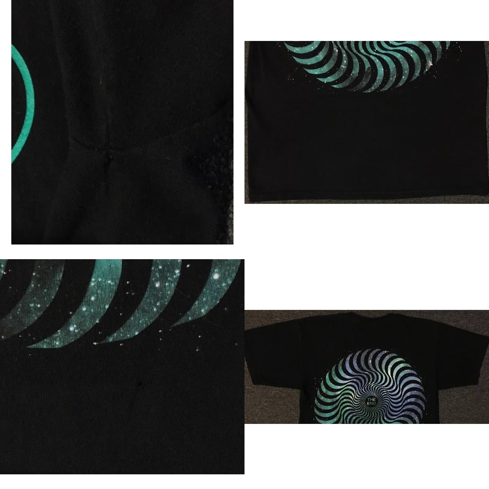 Thrasher VINTAGE Spitfire Wheels Faded Space Shirt Thrasher M Black Skateboarding Grunge 90s Y2K Mens Shirt Size US M / EU 48-50 / 2 - 8 Thumbnail