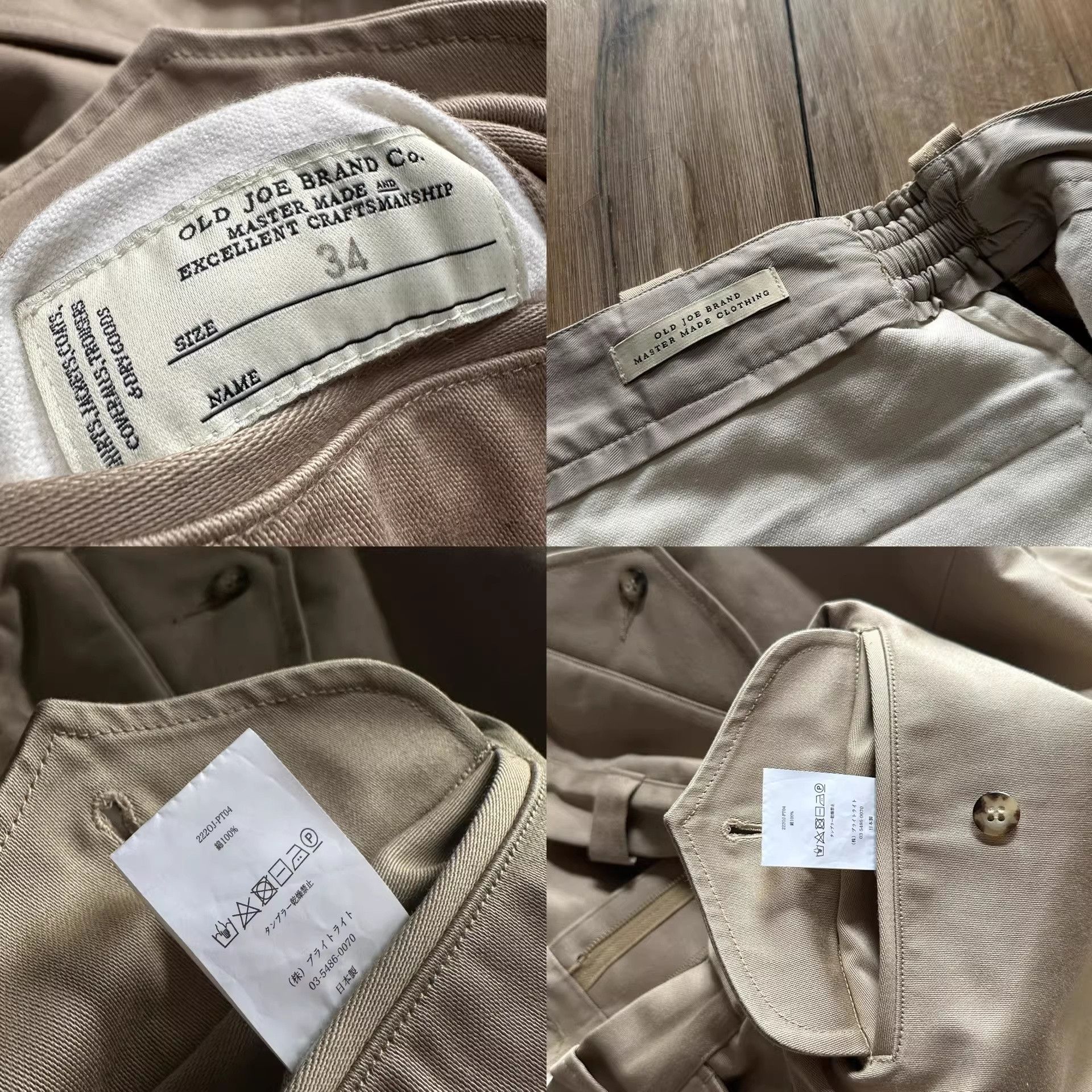 Old Joe OLD JOE Khaki Pants Size US 34 / EU 50 - 7 Thumbnail