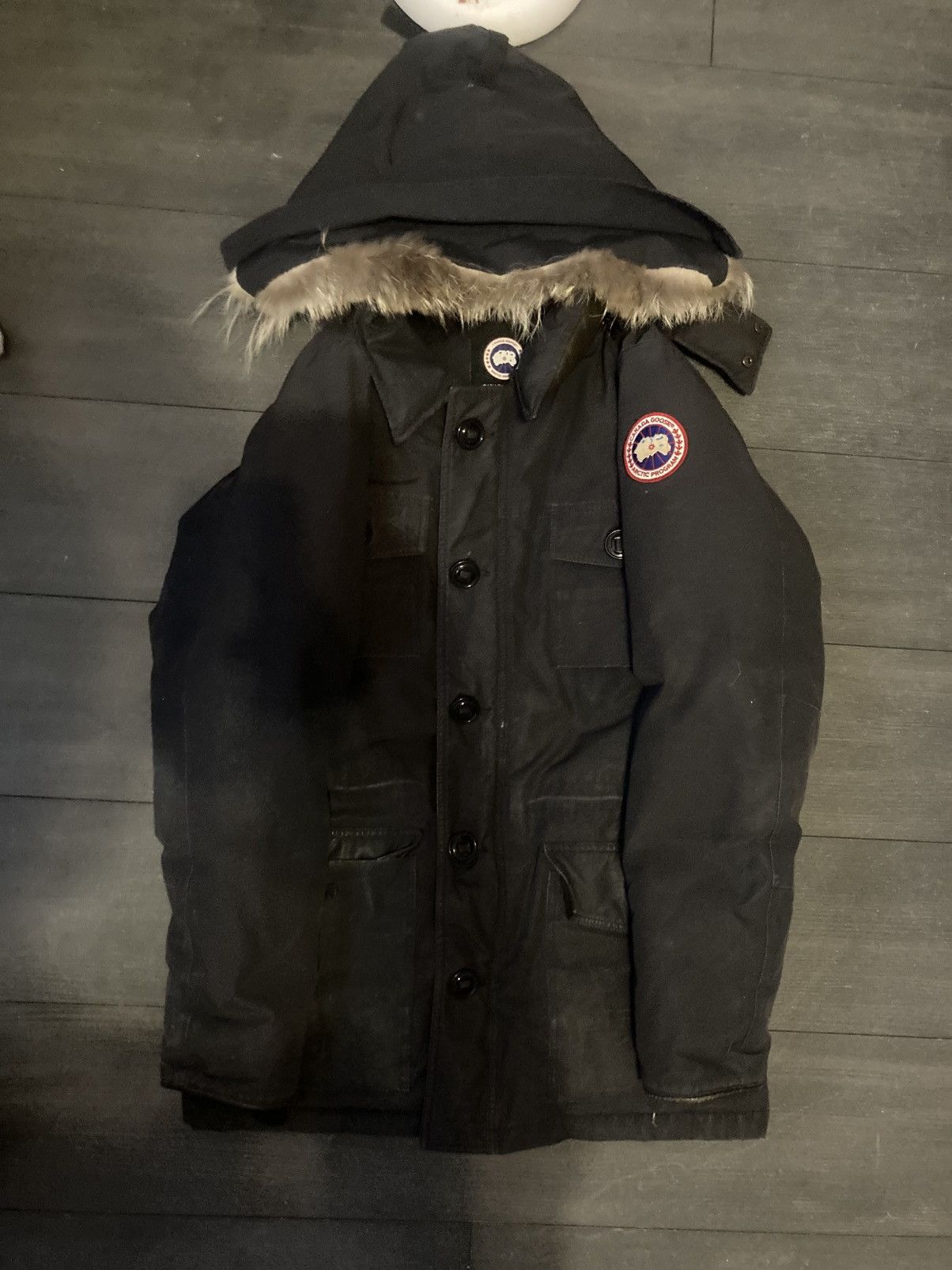 Canada Goose Canada Goose Arctic Program Parka Black Leather Trim Fur Size US M / EU 48-50 / 2 - 1 Thumbnail