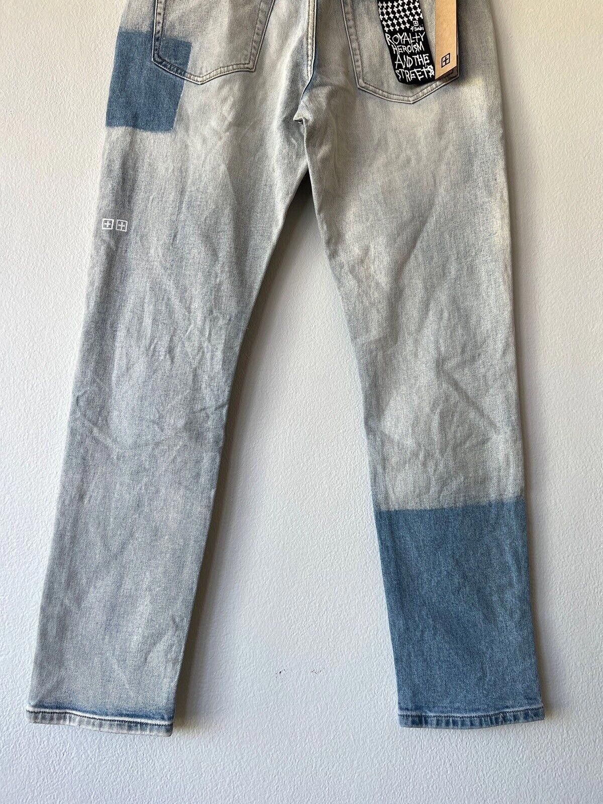 Ksubi new Ksubi mens denim jean 32 blue wolfgang two tone rip Size US 32 / EU 48 - 7 Thumbnail