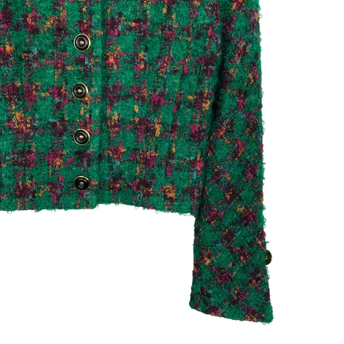 Christian Dior Monsieur Mademoiselle Dior Couture Bouclé Tweed Jacket Size M / US 6-8 / IT 42-44 - 5 Thumbnail