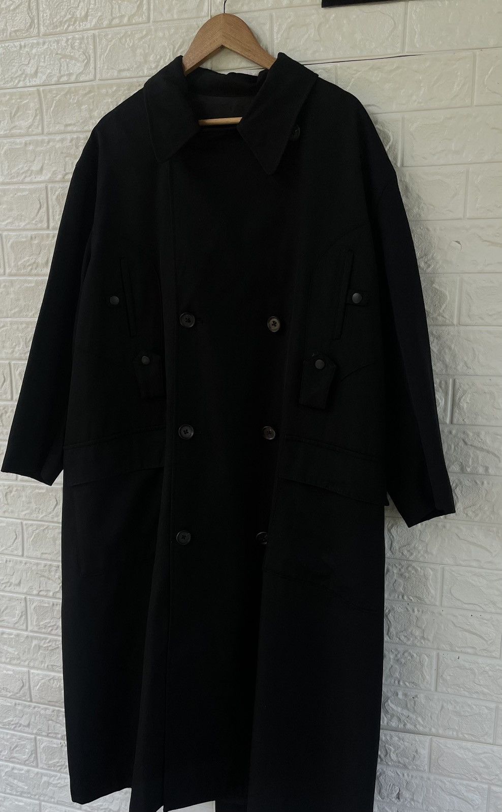 Japanese Brand × Vintage × Y's for Men Y’s For Men Long Jacket Size US XL / EU 56 / 4 - 4 Thumbnail