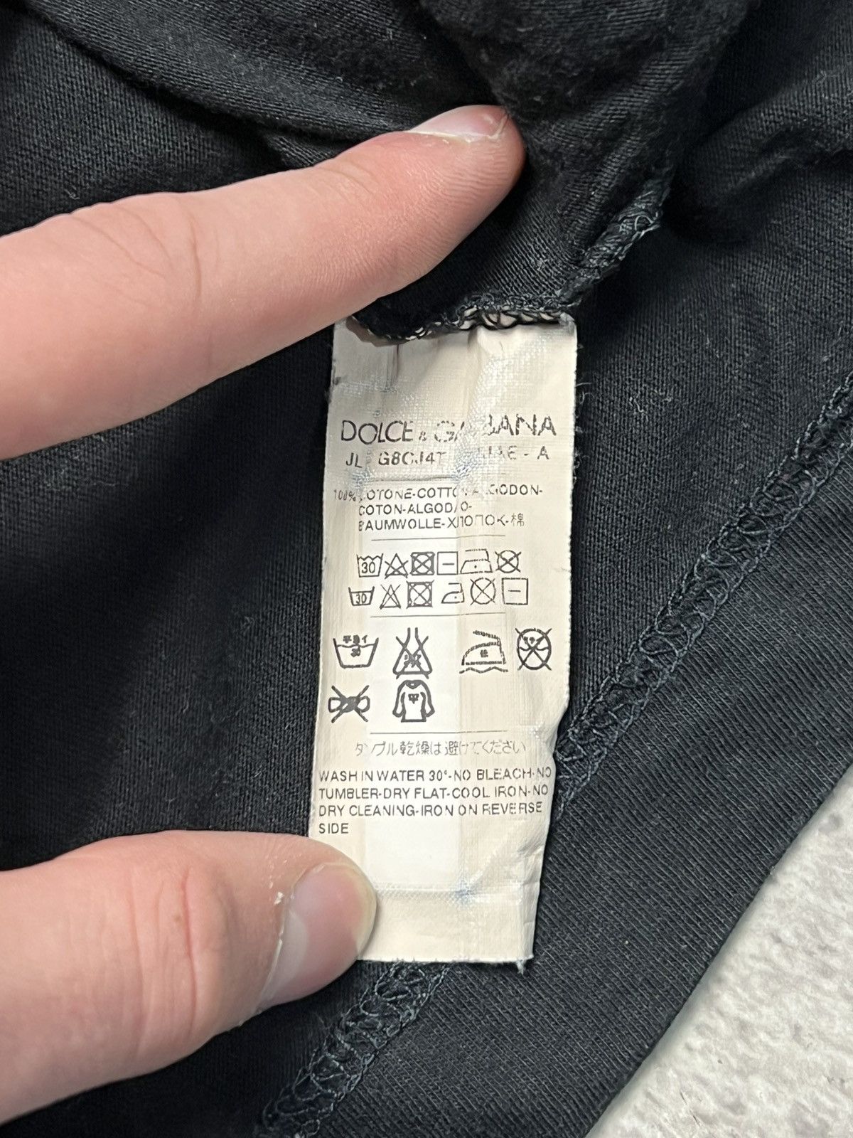 Dolce & Gabbana Vintage Y2K 90’s Dolce & Gabanna Basic Logo Tee Size US M / EU 48-50 / 2 - 8 Thumbnail
