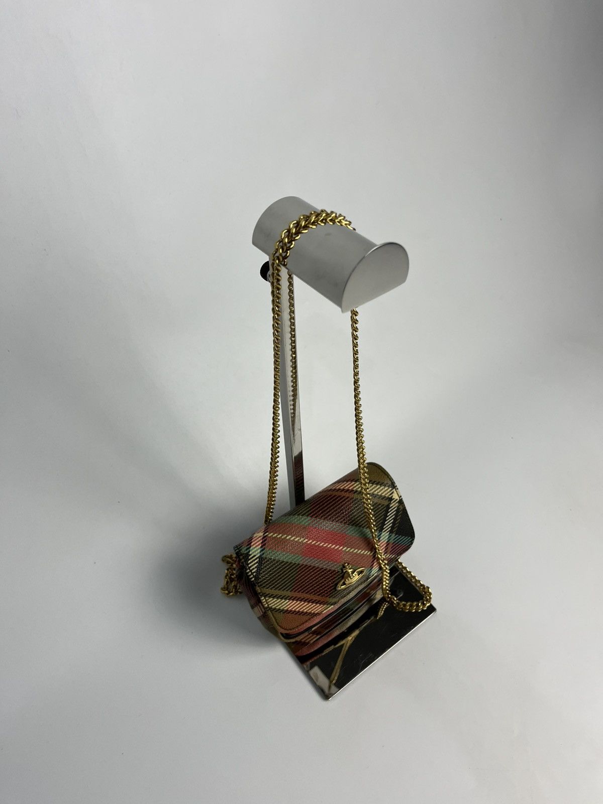 Vivienne Westwood Vivienne Westwood Tartan Mini Chain Bag Size ONE SIZE - 5 Thumbnail