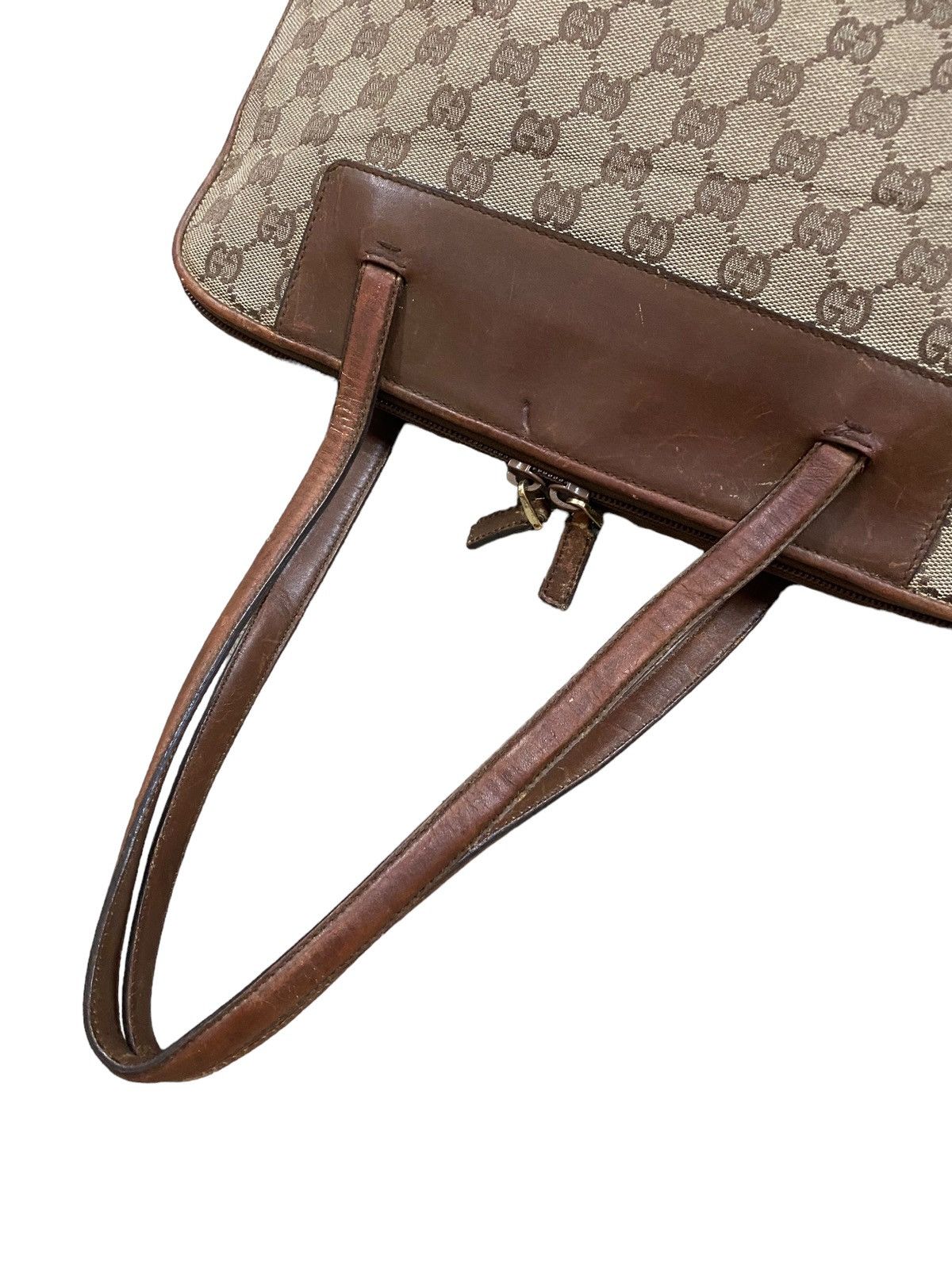 Gucci Vtg🔥Authentic Gucci GG Canvas Handbag Size ONE SIZE - 17 Thumbnail