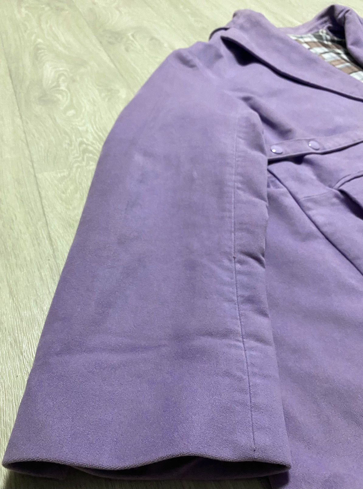 Acne Studios Women’s Oversized Single-breasted Cotton Blazer Light Purple Size ONE SIZE - 12 Thumbnail