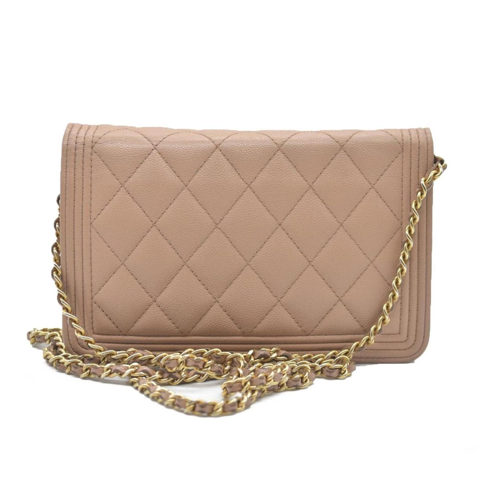 Chanel $3575 Chanel Caviar Quilted Boy Wallet On Chain WOC Dark Size ONE SIZE - 9 Thumbnail