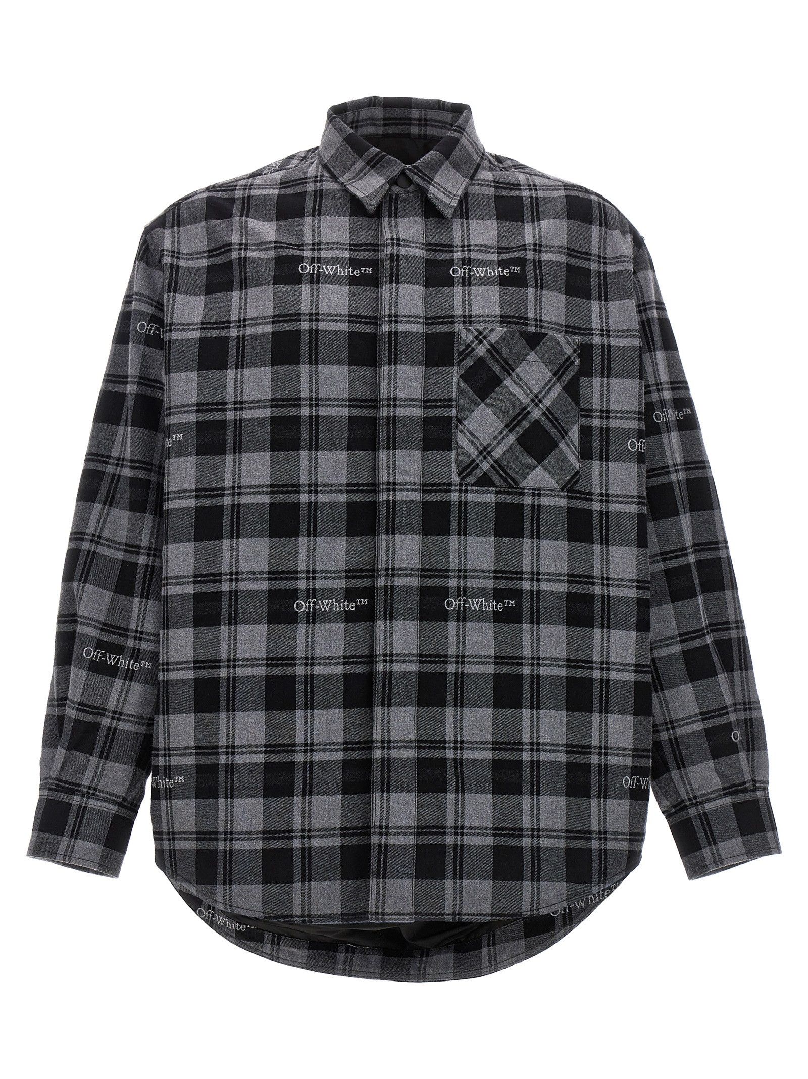 Off-White 'Check Flannel Padded' Jacket Size US S / EU 44-46 / 1 - 1 Thumbnail