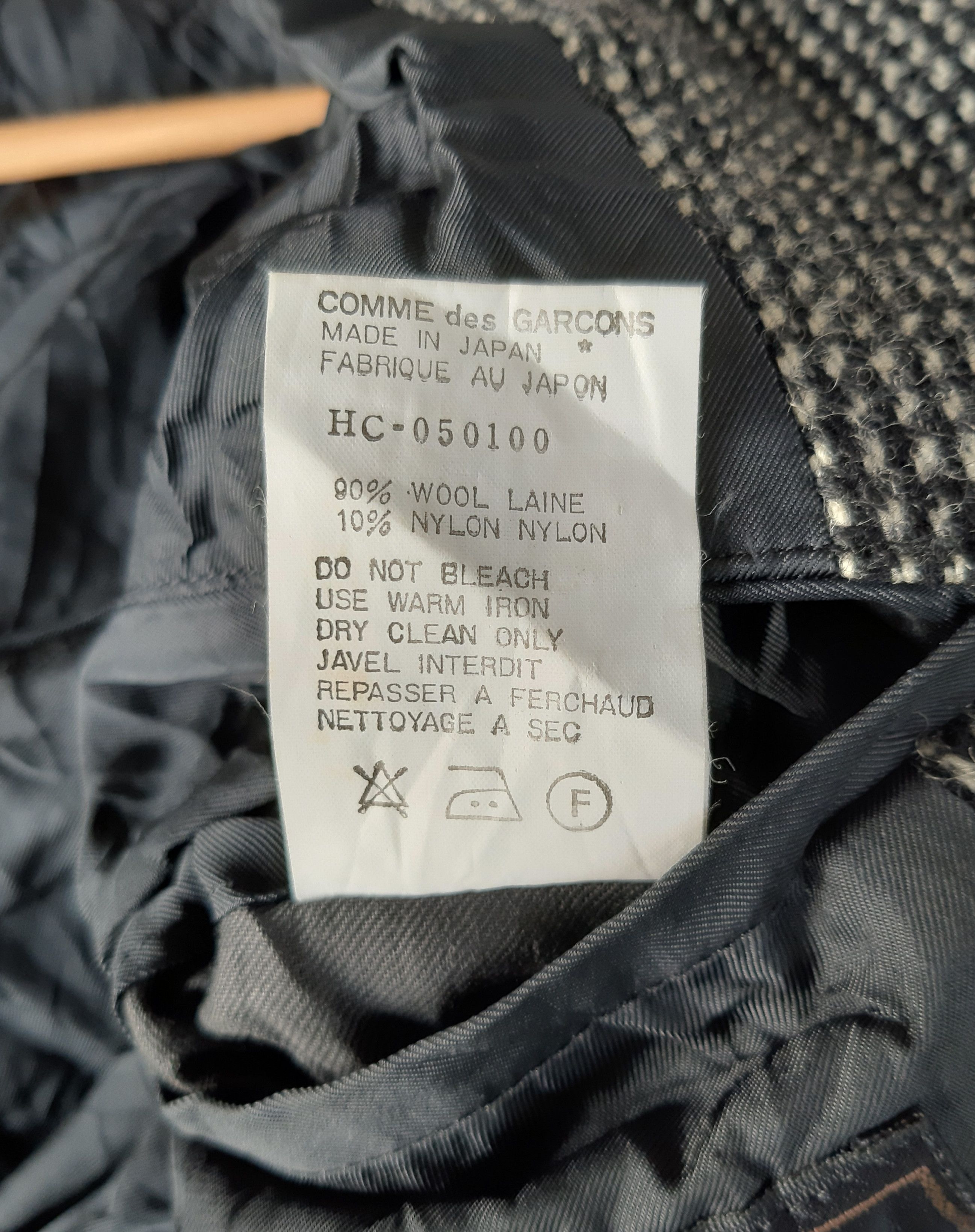 Comme des Garcons Vintage Comme des garcons Homme Over Size Jacket/ Coats Size US XL / EU 56 / 4 - 6 Thumbnail