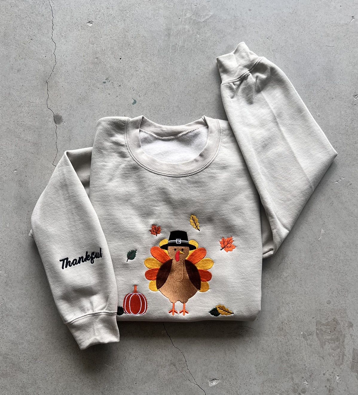 Other Thanksgiving Thankful Crewneck Size US S / EU 44-46 / 1 - 1 Thumbnail