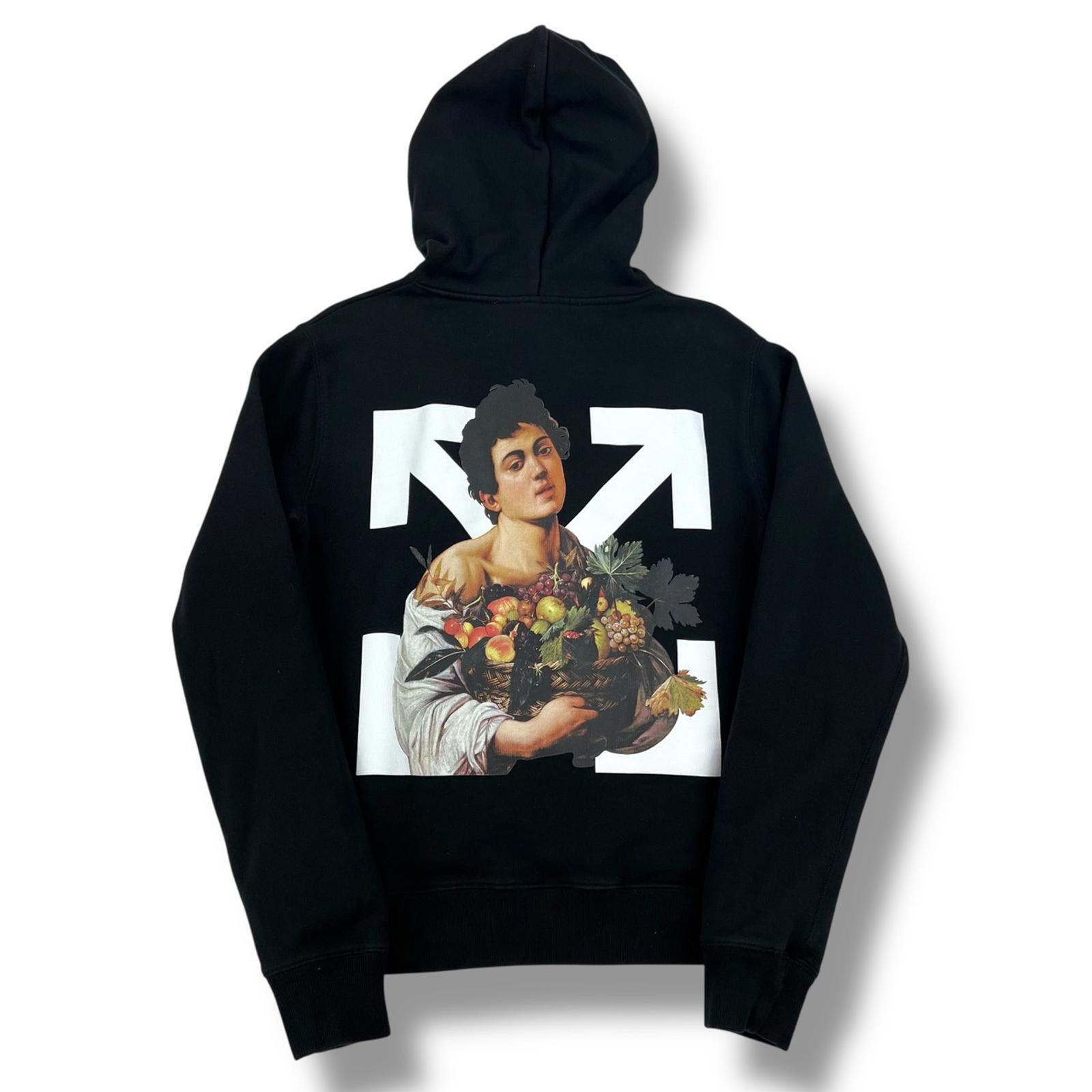 Off-White Off-White Caravaggio Boy Hoodie Black Size US S / EU 44-46 / 1 - 3 Thumbnail