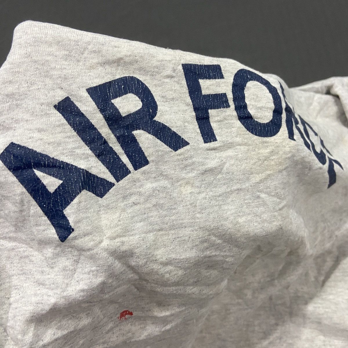 Vintage Vintage 80s Air Force Distressed Sweatshirt Size US XXL / EU 58 / 5 - 6 Thumbnail