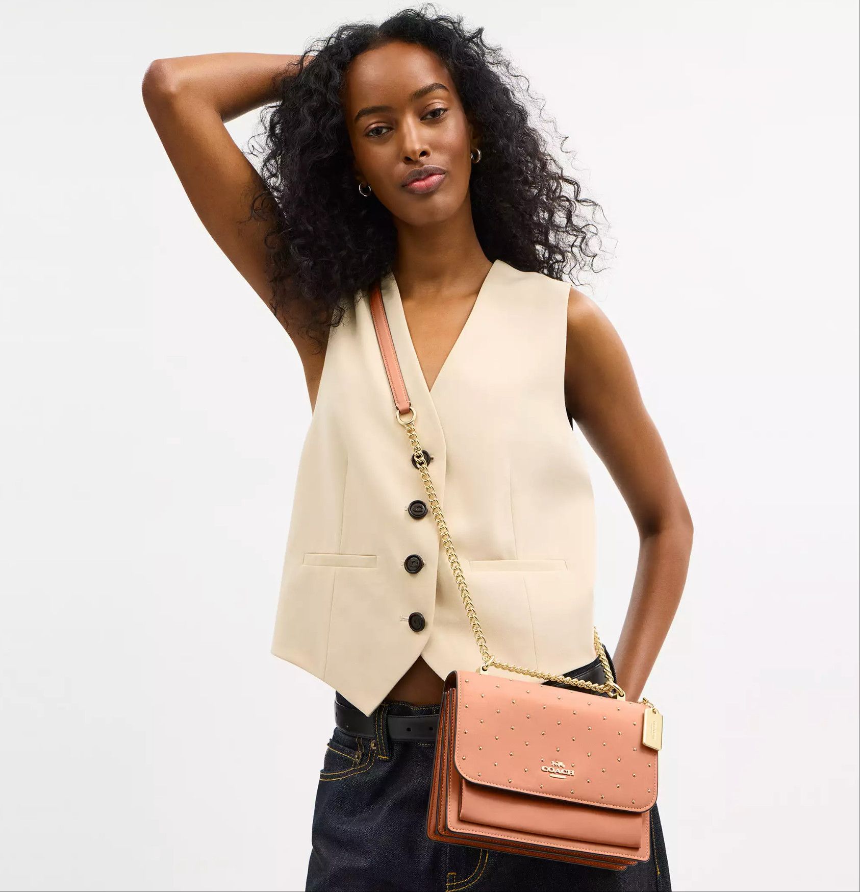 Coach Klare Crossbody Bag With Rivets CBH93 Size ONE SIZE - 9 Thumbnail