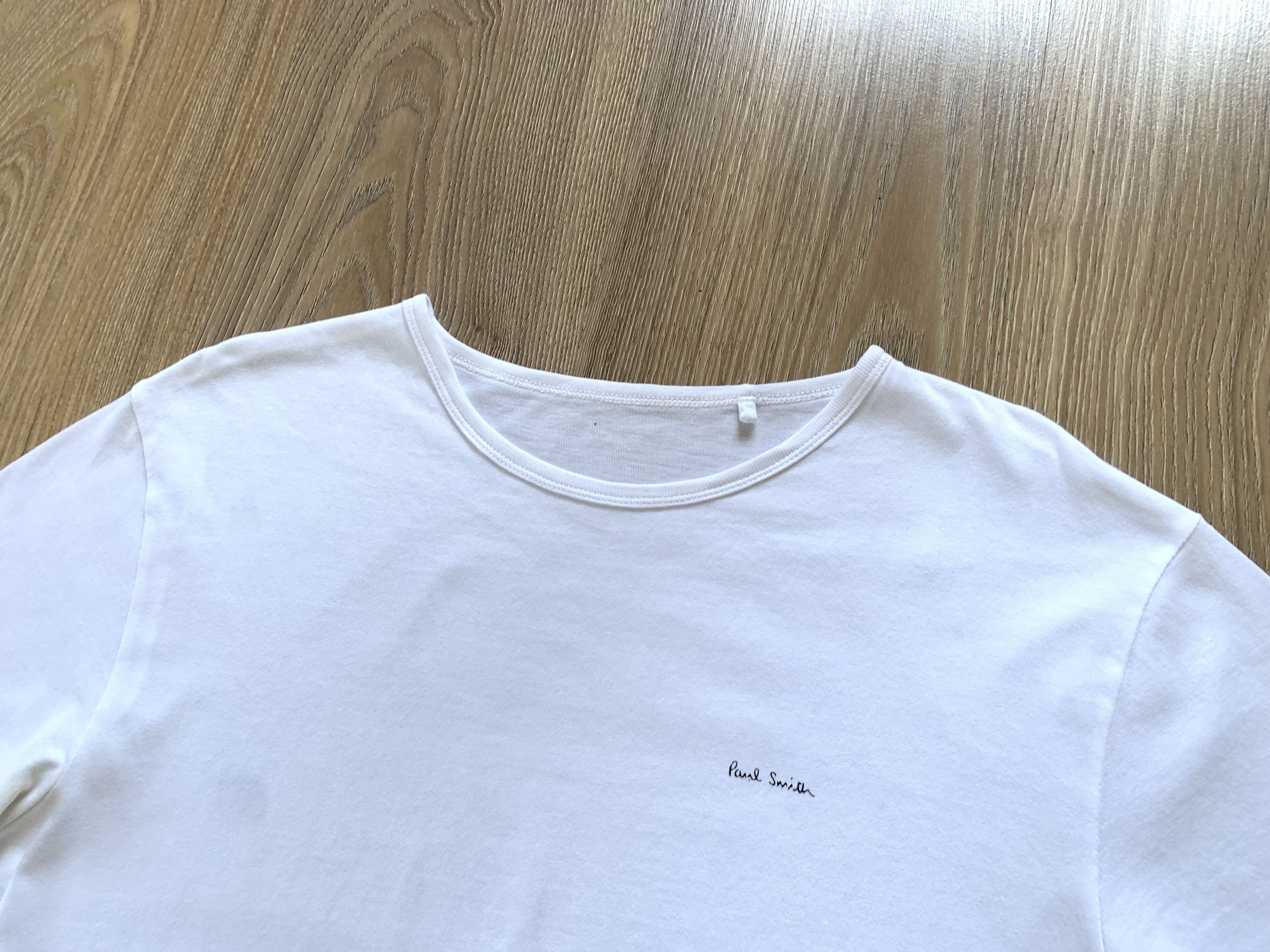 Designer × Paul Smith Paul Smith White Cotton T Shirt Size US M / EU 48-50 / 2 - 4 Thumbnail