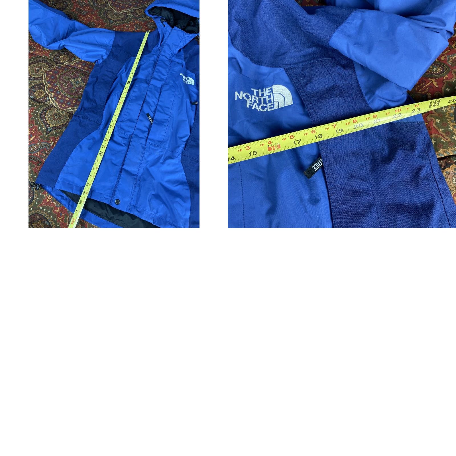 The North Face VINTAGE The North Face Gore Tex Parka Hoodie Jacket Parka Men M Blue 90s Water Resistant Size US M / EU 48-50 / 2 - 8 Thumbnail