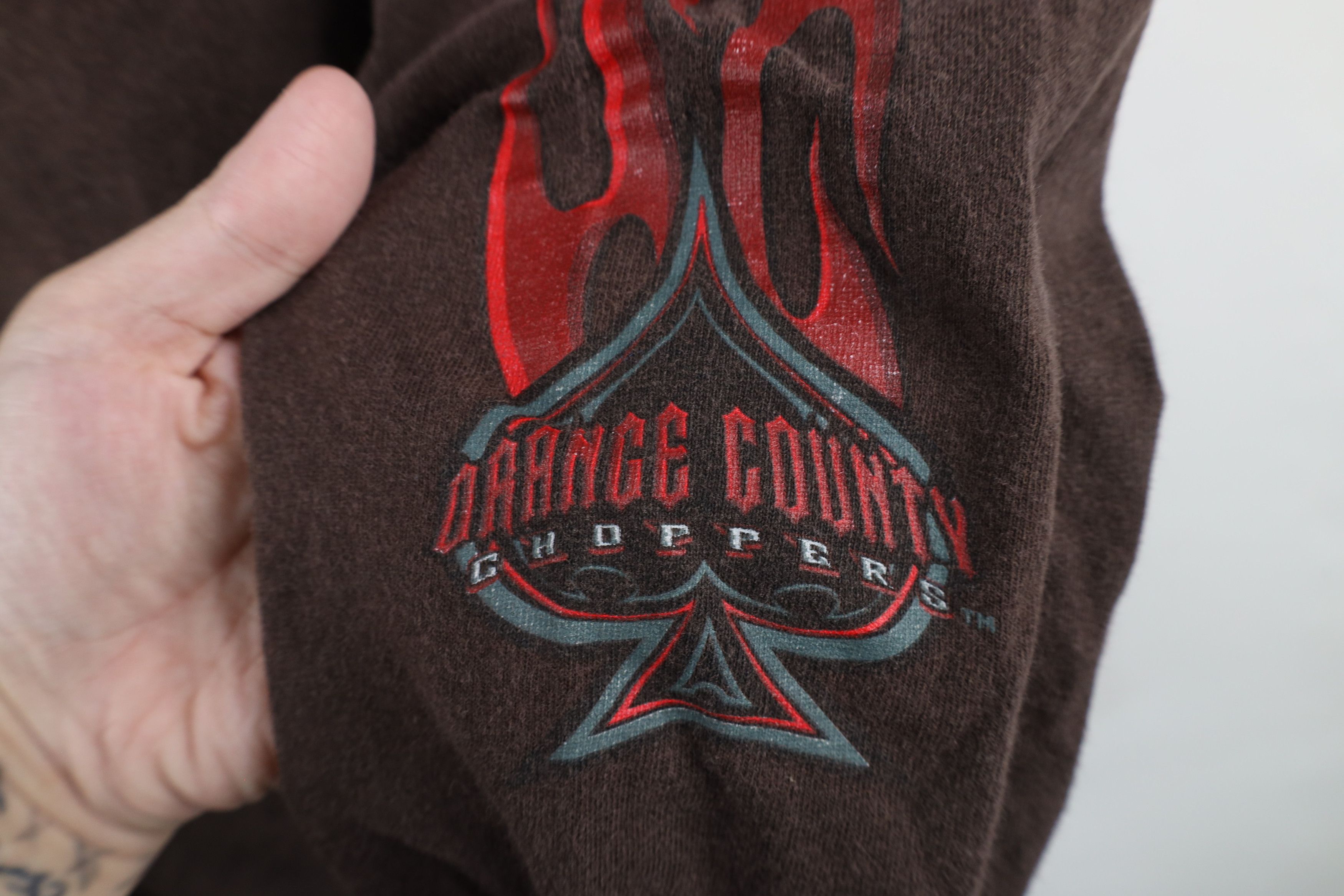 Vintage Vintage Y2K 2003 Orange County Choppers Long Sleeve T-Shirt Size US XL / EU 56 / 4 - 5 Thumbnail