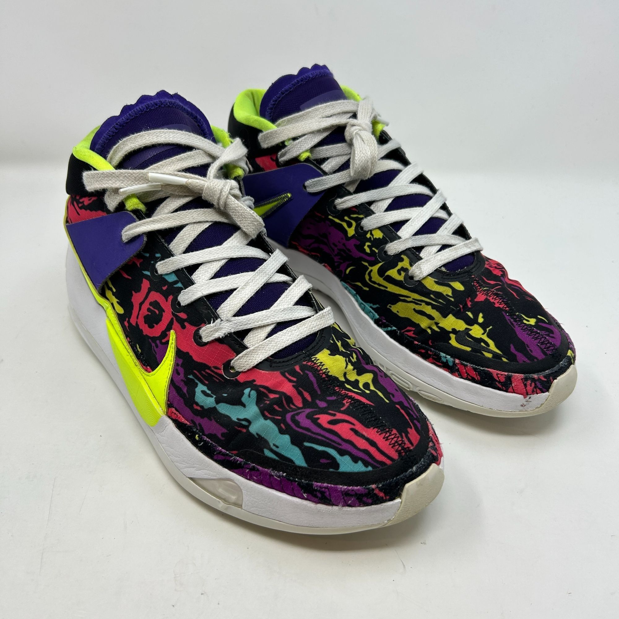 Nike Nike Air Zoom KD Basketball Sneakers Multicolor Neon Accents Size US 11.5 / EU 44-45 - 5 Thumbnail