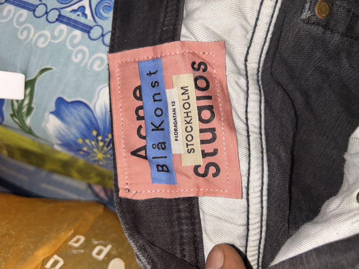 Acne Studios North Used Black Slim Fit Jeans Size US 30 / EU 46 - 8 Thumbnail