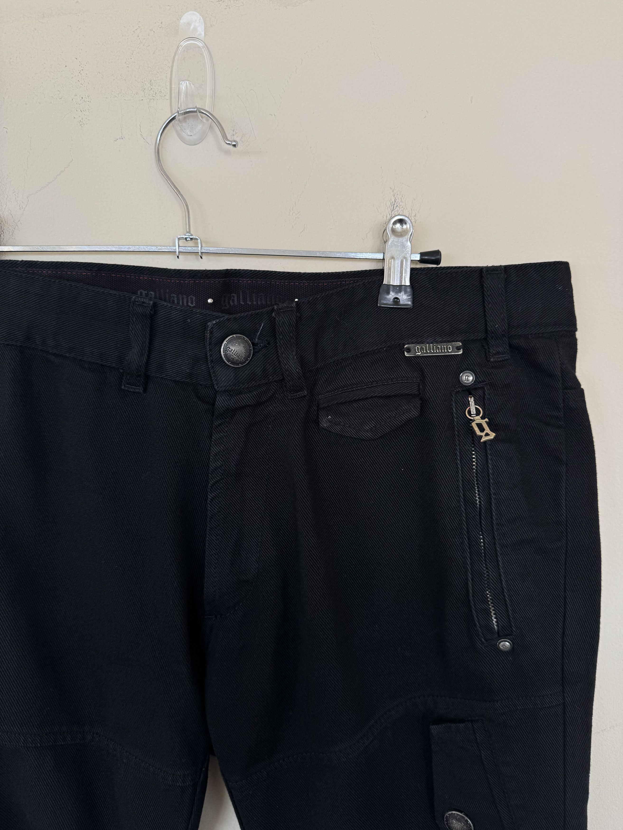 John Galliano Galliano pants x biker jeans Size US 34 / EU 50 - 3 Thumbnail