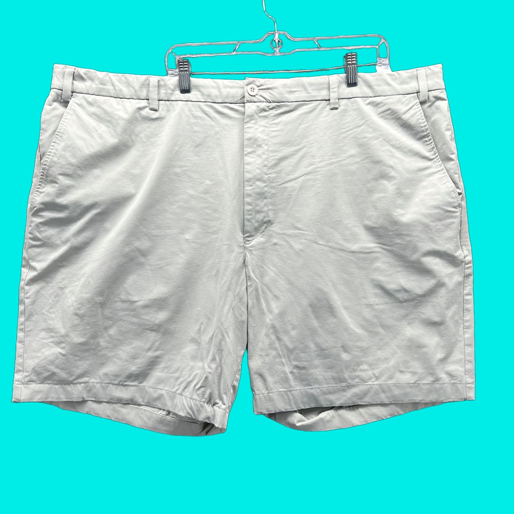 Vineyard Vines Vineyard Vines OTG Shorts Mens 48 Big & Tall Gray On-The-Go Chino 9 Inseam Mens Size US 32 / EU 48 - 1 Thumbnail