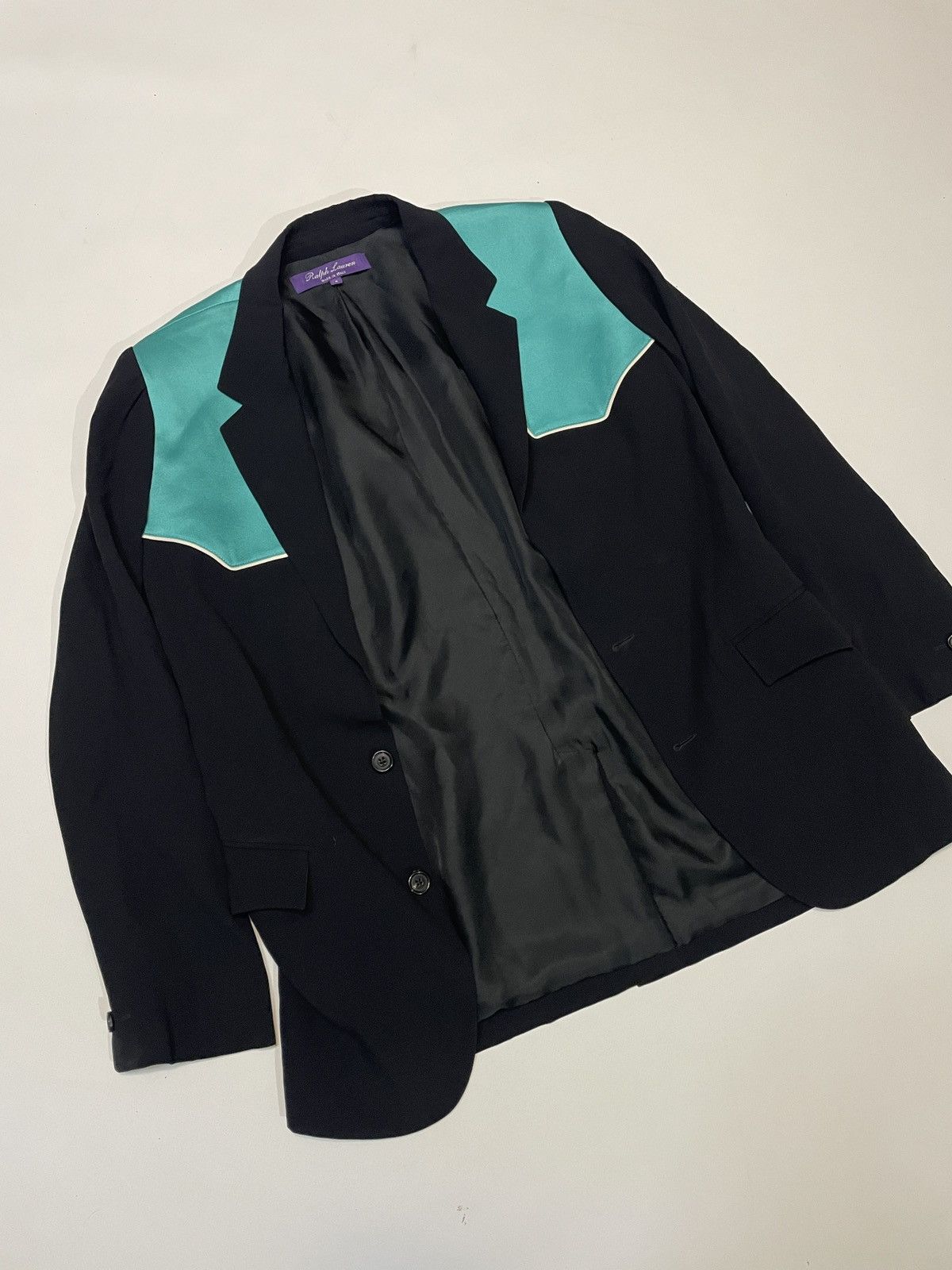 Polo Ralph Lauren Ralph Lauren Purple Label "Western" Blazer – Italian Luxury Size M / US 6-8 / IT 42-44 - 3 Thumbnail