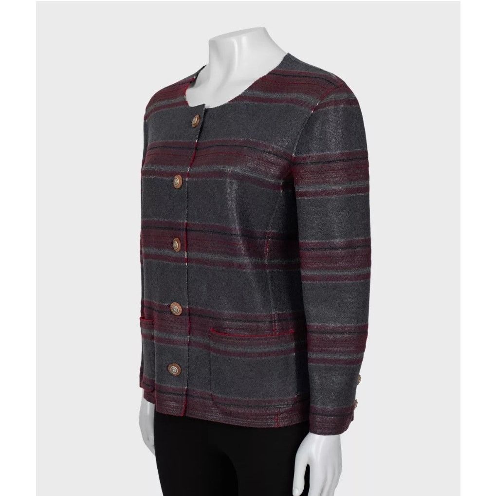 Chanel NWOT Chanel Dallas Cashmere Collarless Jacket - FR46/3XL Size XL / US 12-14 / IT 48-50 - 2 Thumbnail