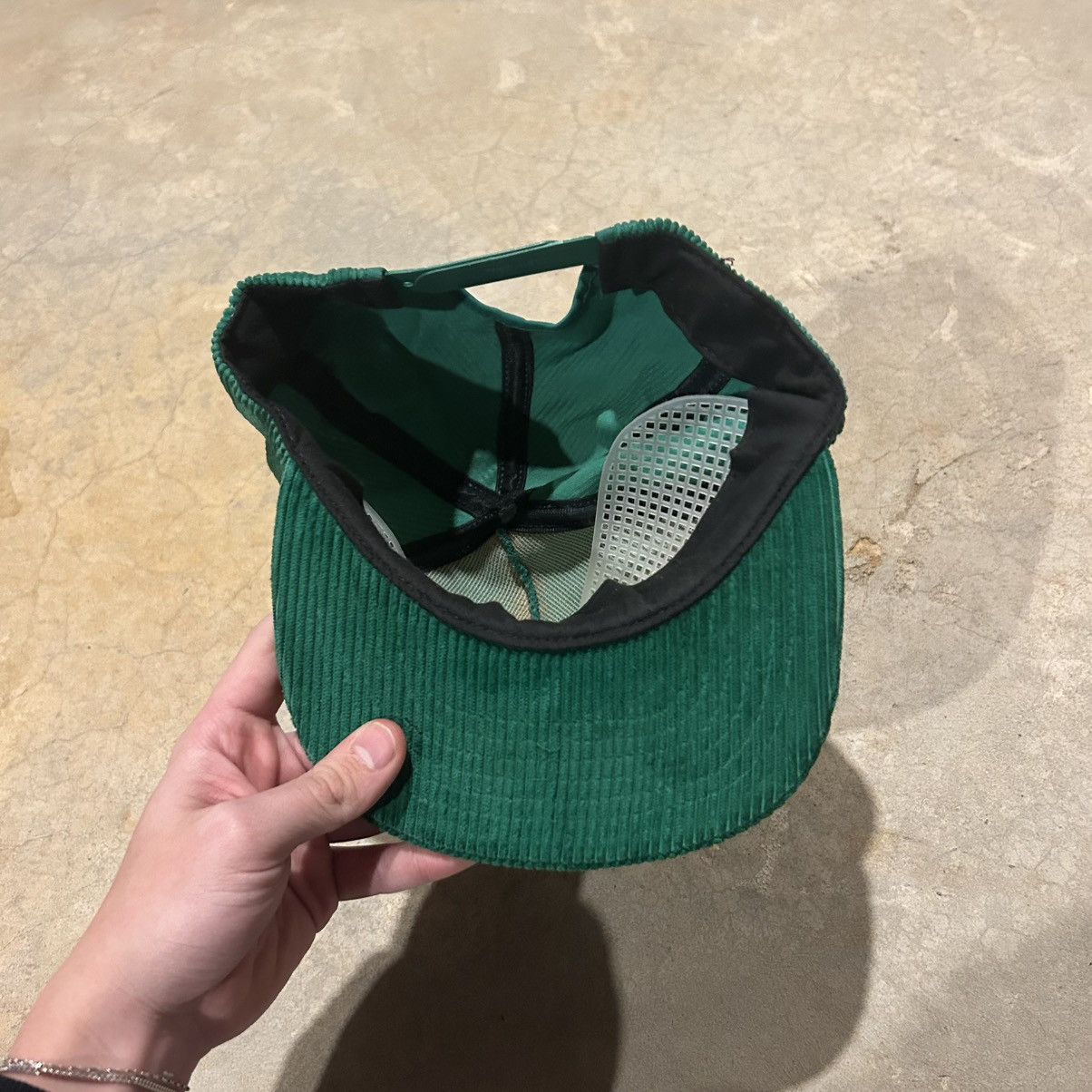 NFL Crazy Vintage 90s Philadelphia Eagles Corduroy Script Hat Size ONE SIZE - 6 Thumbnail
